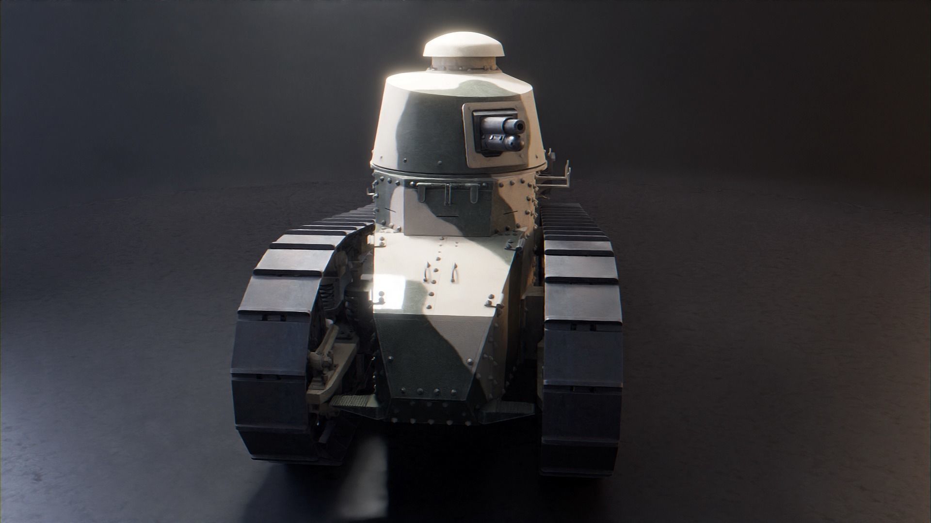 Renault FT 17 - WW1 French Light Tank 3D model_32