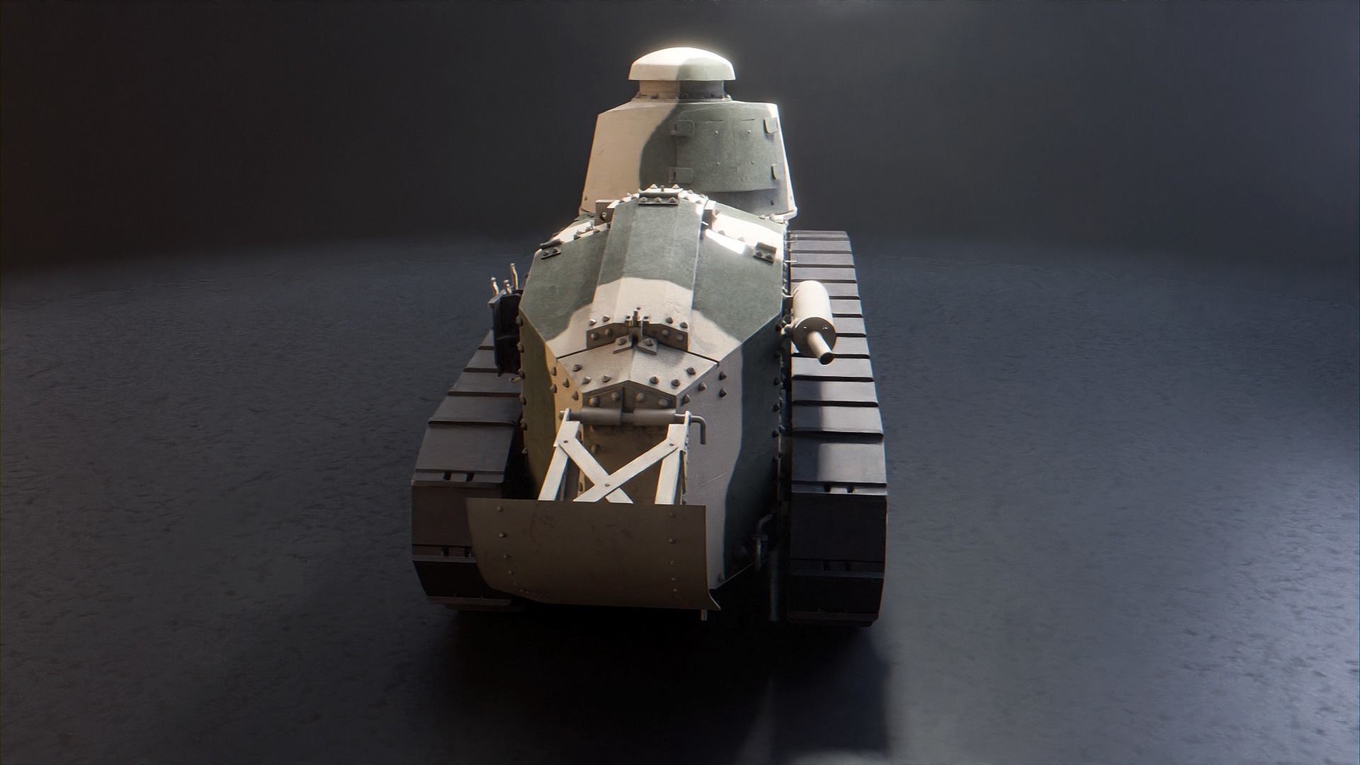 Renault FT 17 - WW1 French Light Tank 3D model_17