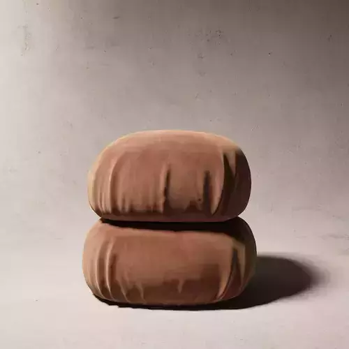 The Ruched Pouf