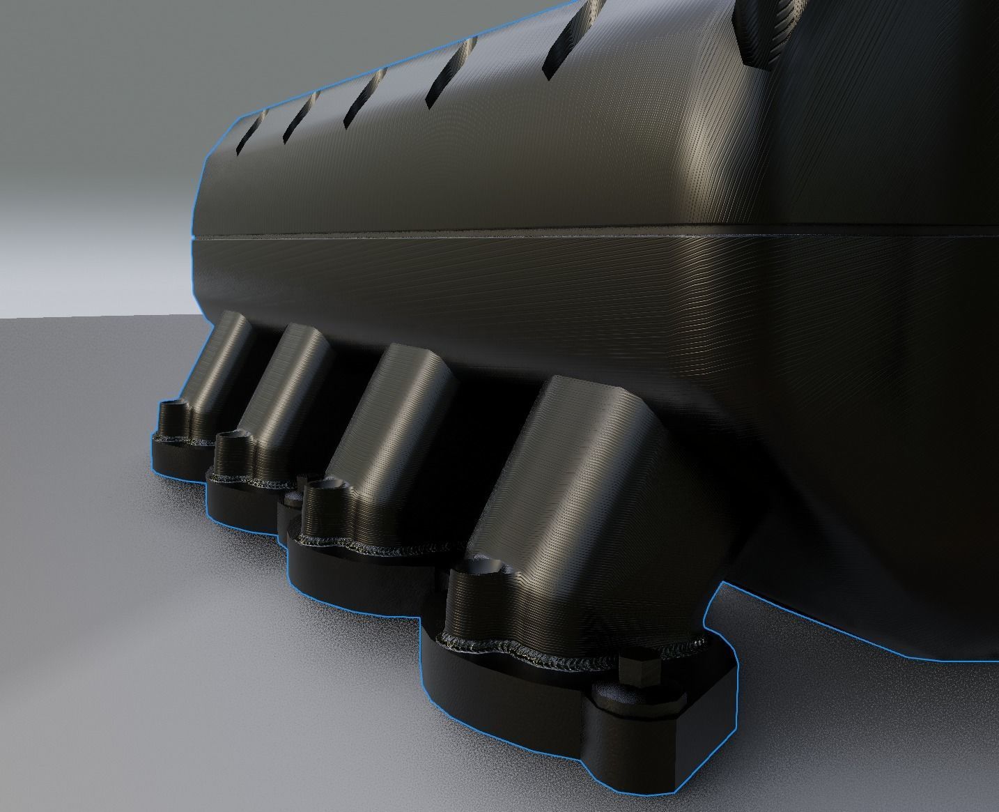 Plazmaman Intake Low-poly 3D model_2