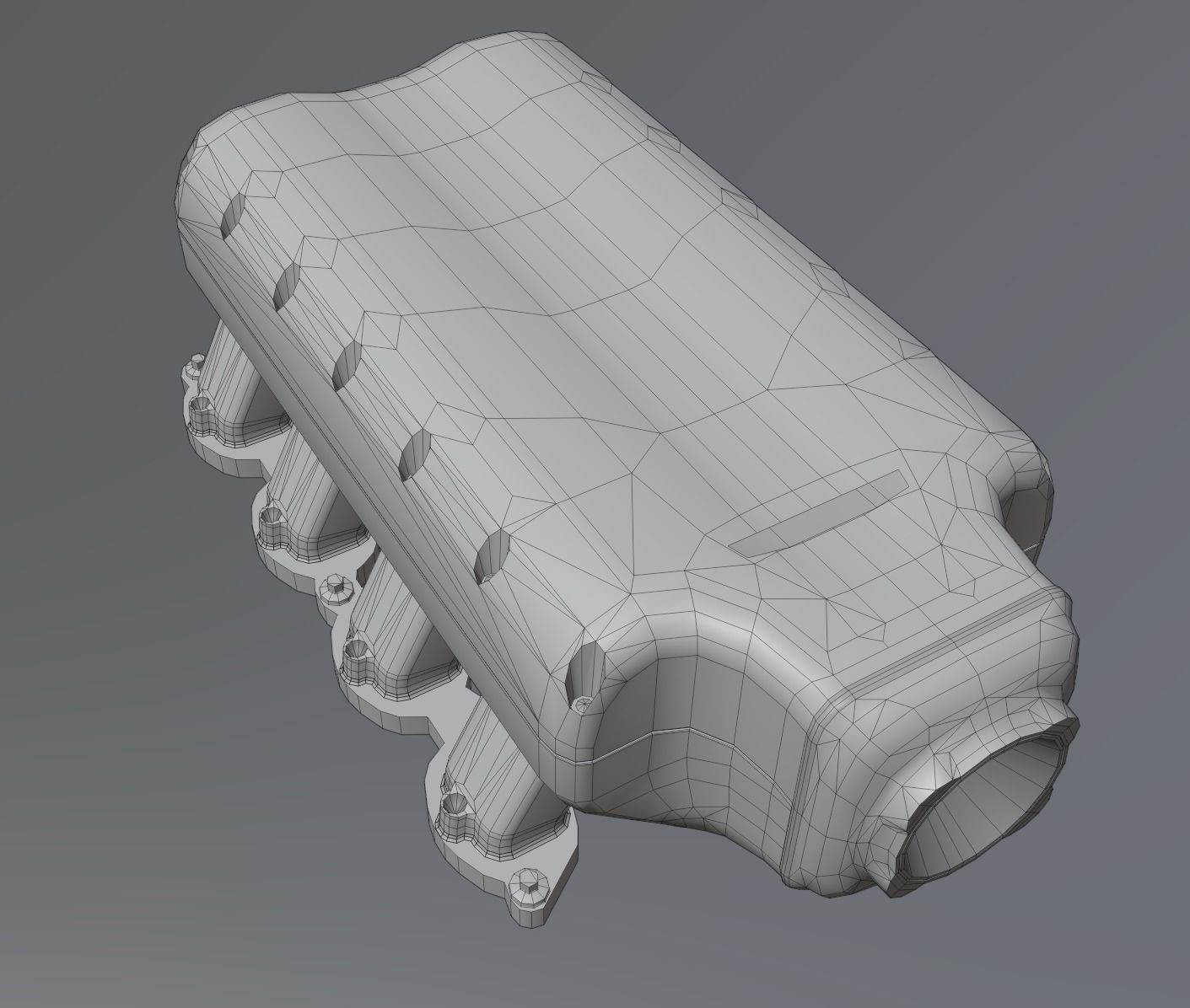 Plazmaman Intake Low-poly 3D model_1