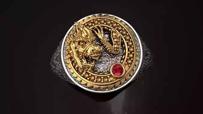 Dragon Ruby Ring