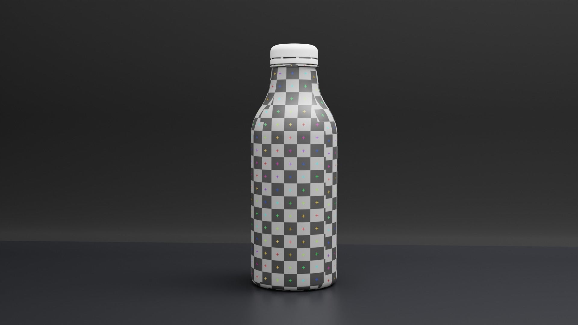 Fruit Juice Bottle 3D model_12