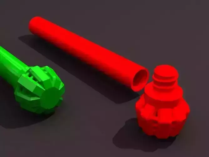 A screw on cap container