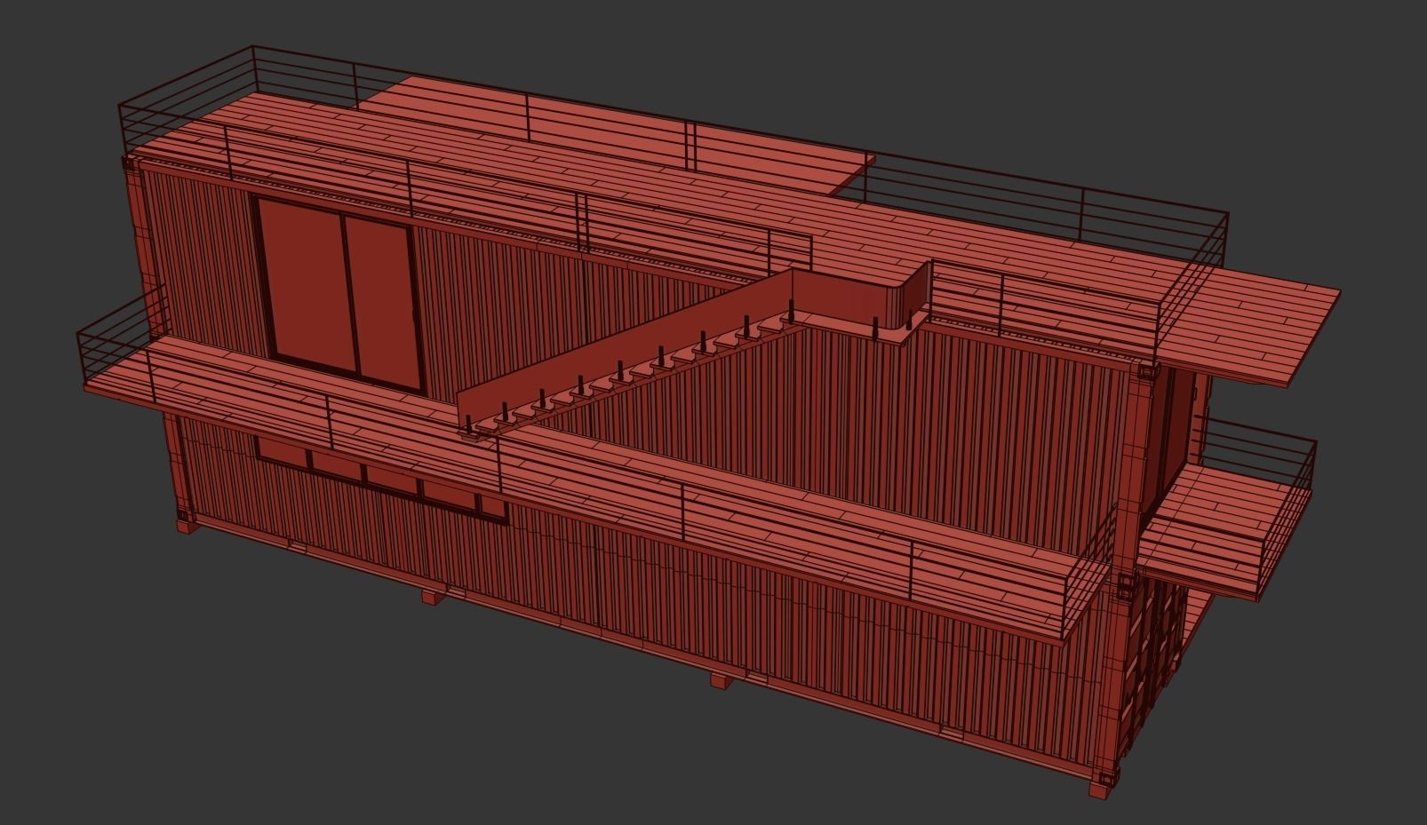 Container House  3D model_27