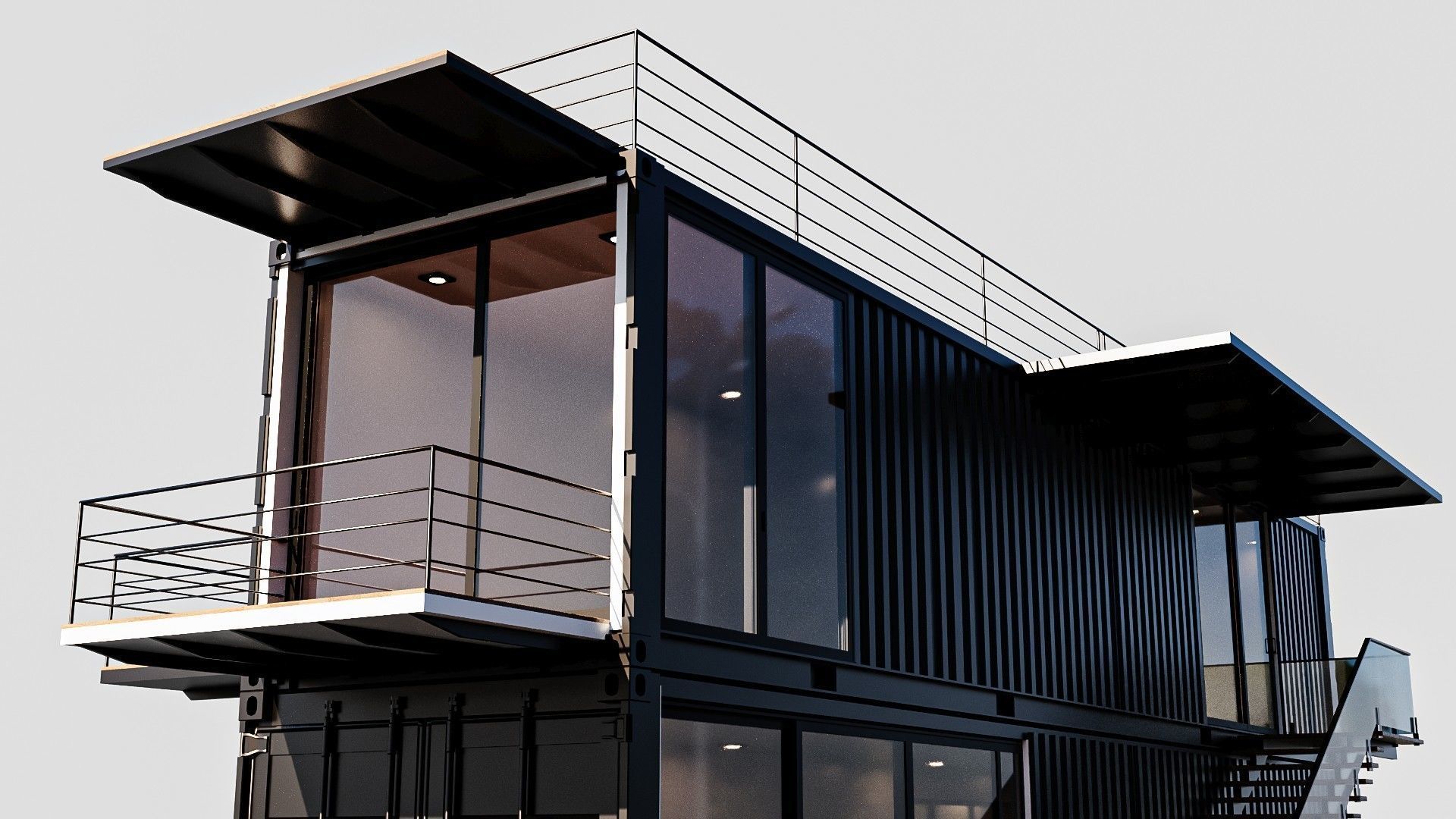 Container House  3D model_3