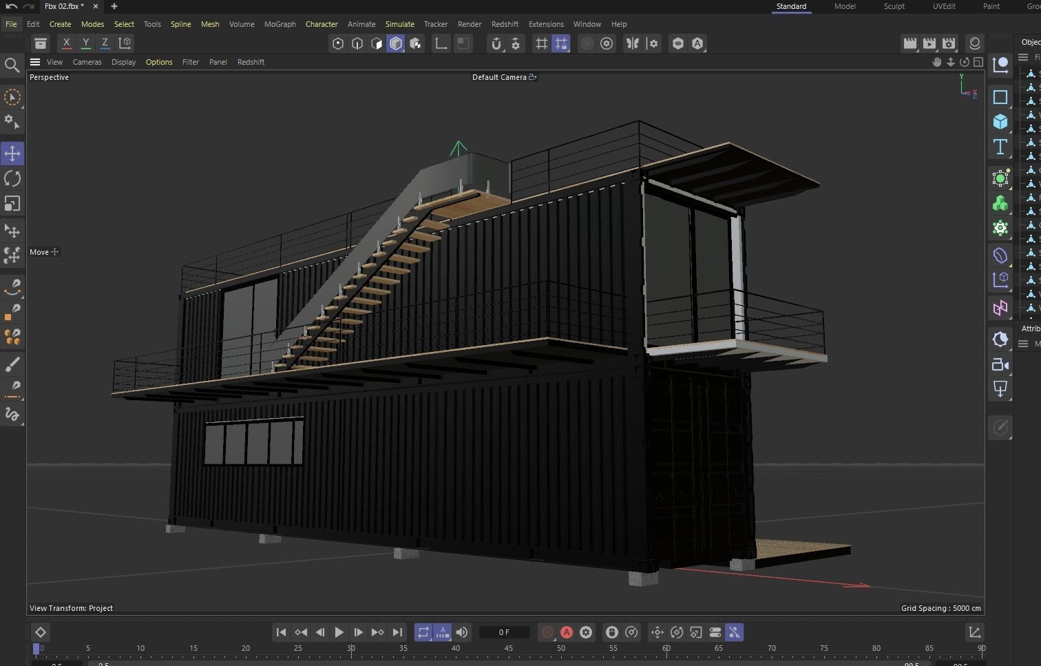 Container House  3D model_18