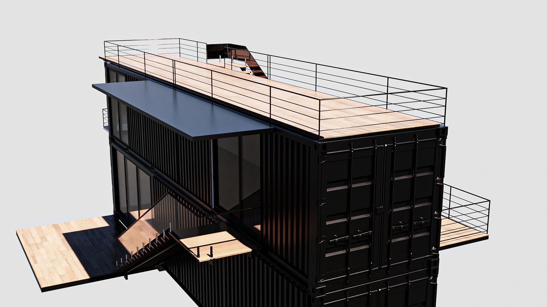 Container House  3D model_8