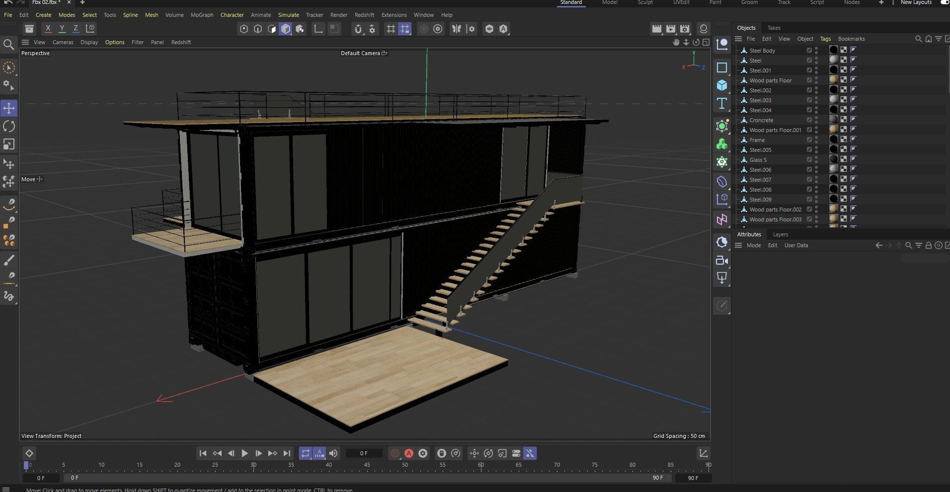 Container House  3D model_19
