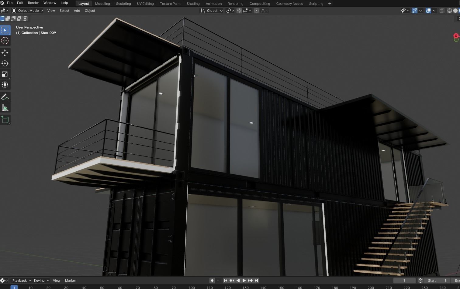 Container House  3D model_20