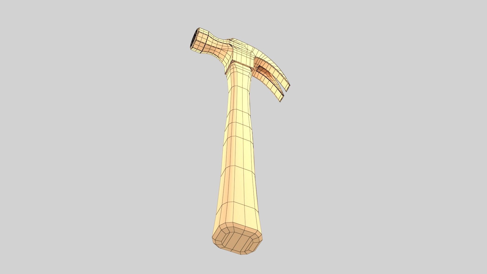 Claw hammer  3D model_28