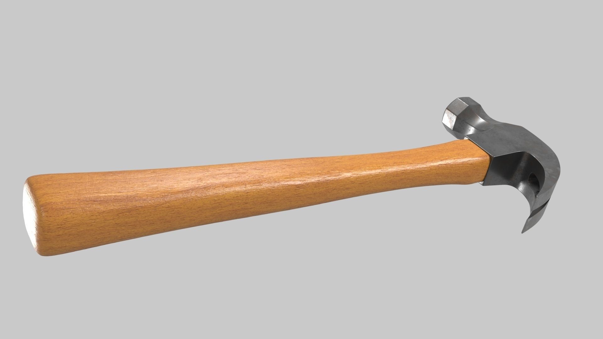 Claw hammer  3D model_9