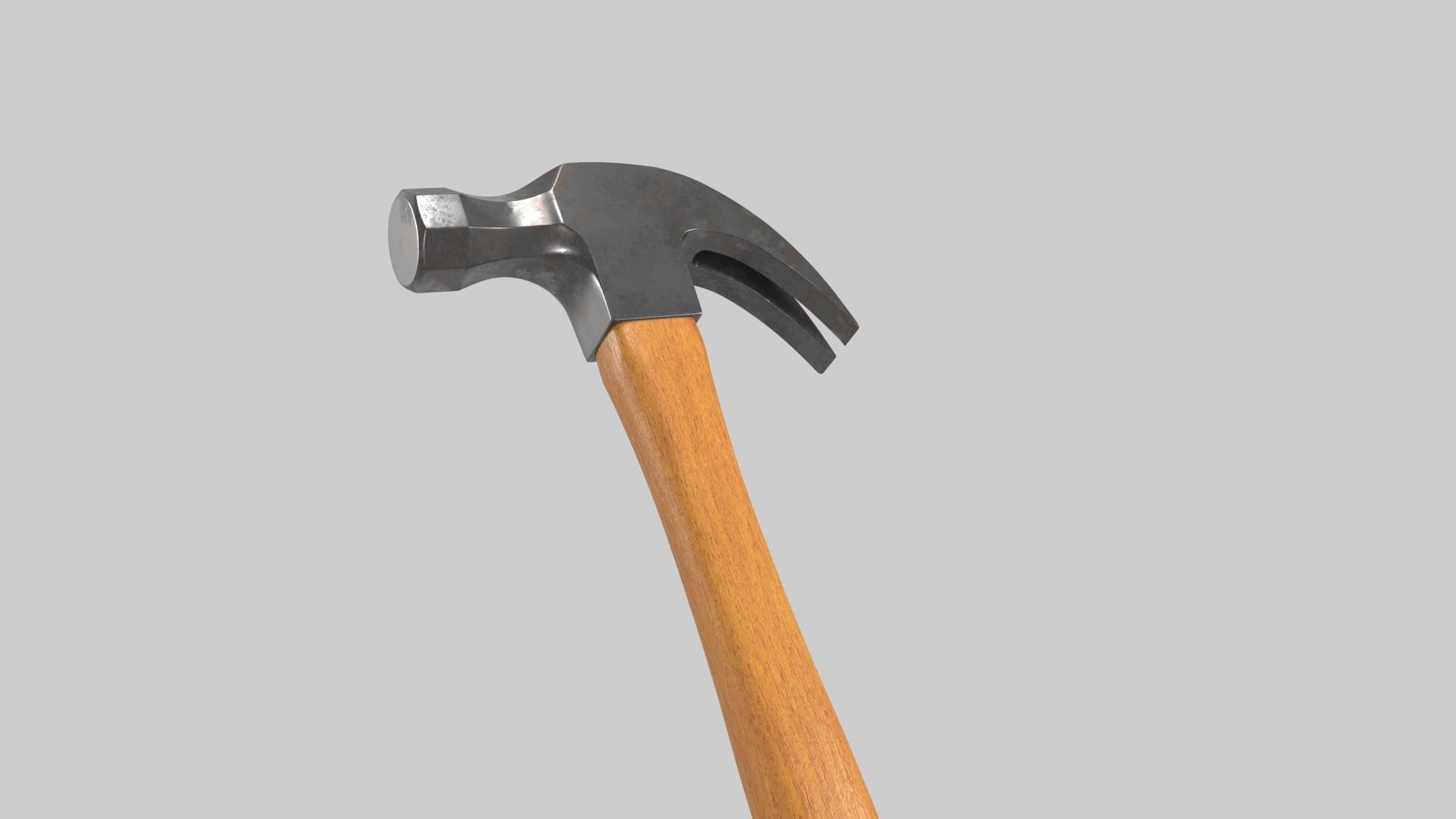 Claw hammer  3D model_6