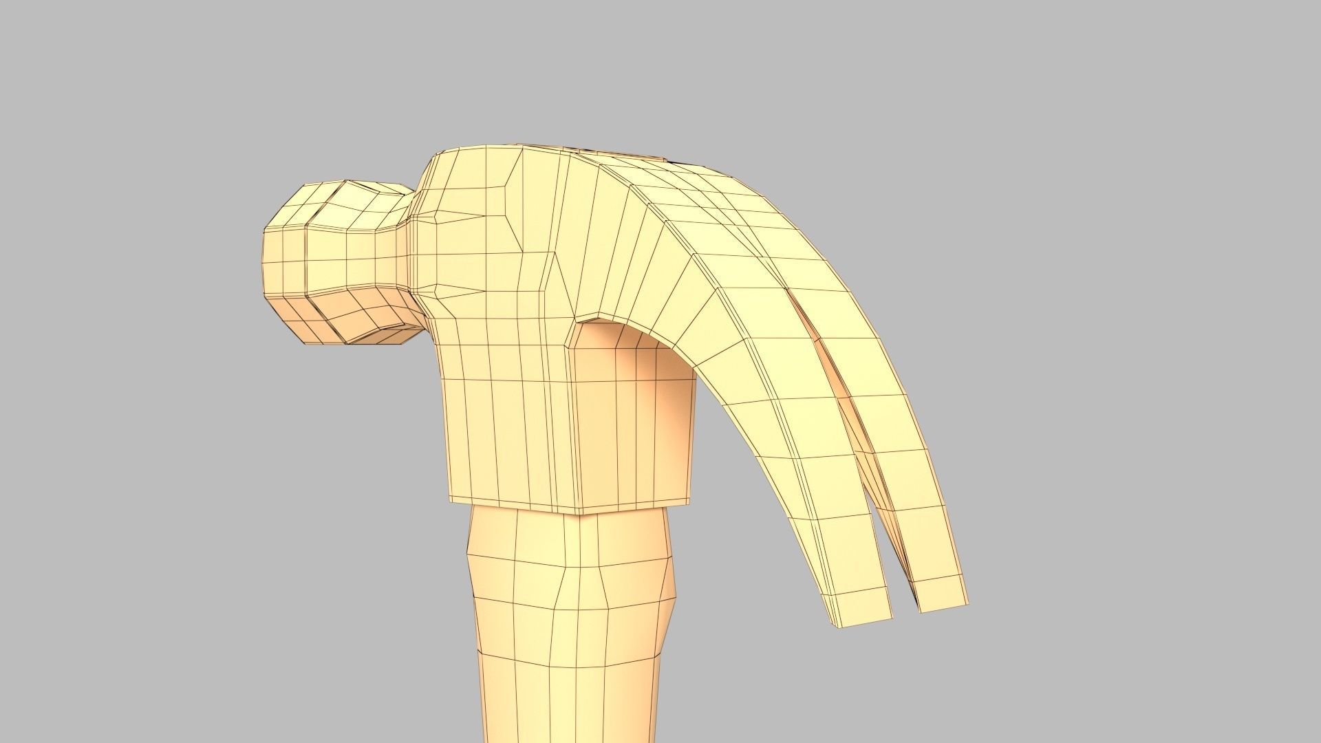 Claw hammer  3D model_31