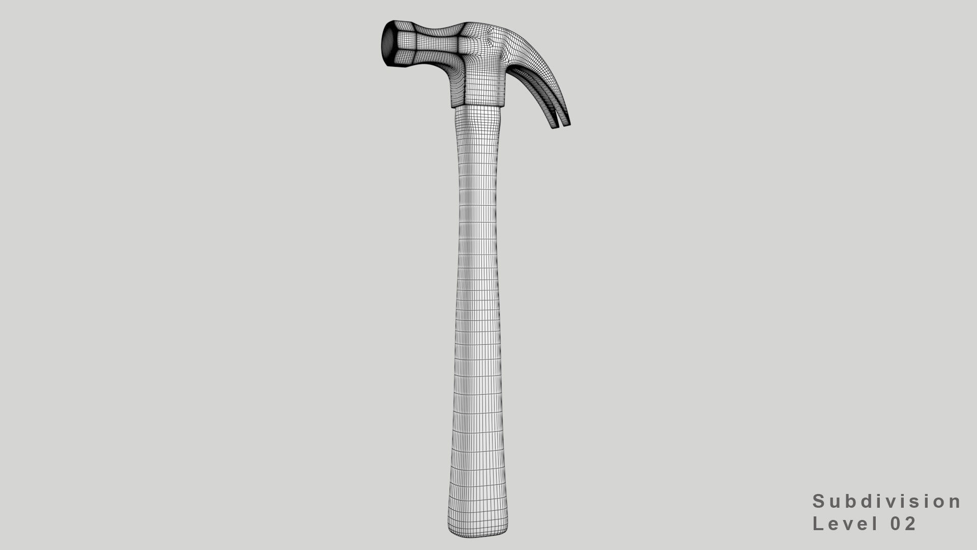 Claw hammer  3D model_22