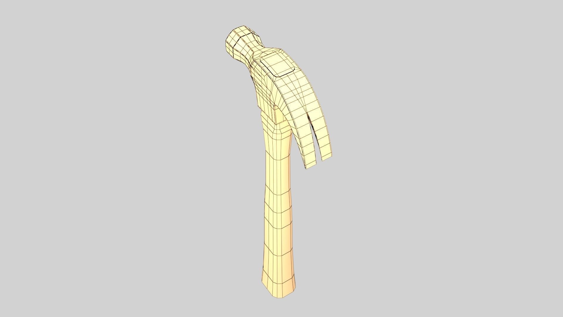 Claw hammer  3D model_27