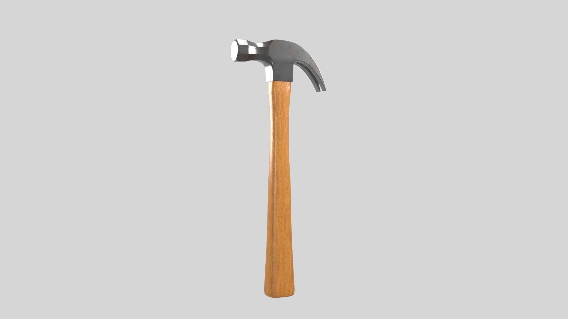 Claw hammer  3D model_1