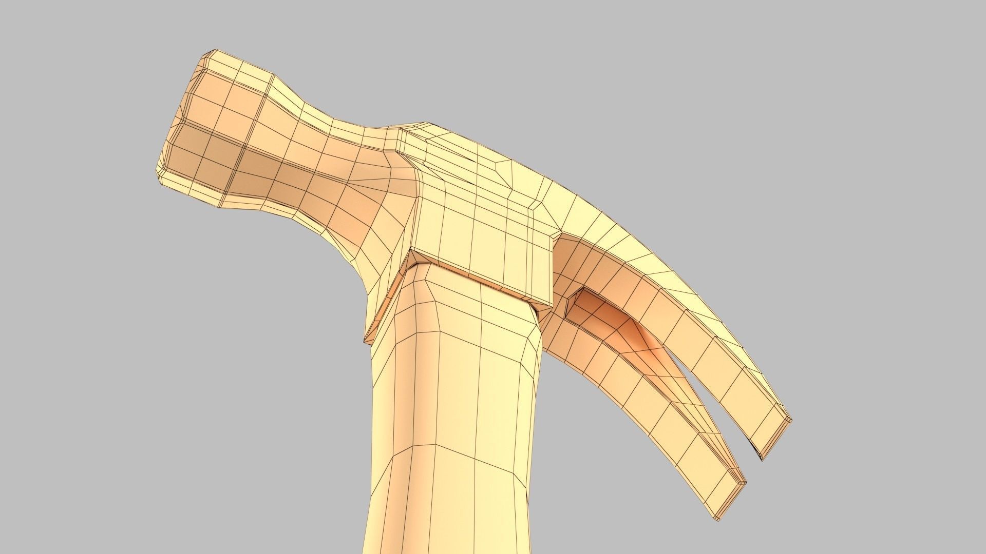 Claw hammer  3D model_29