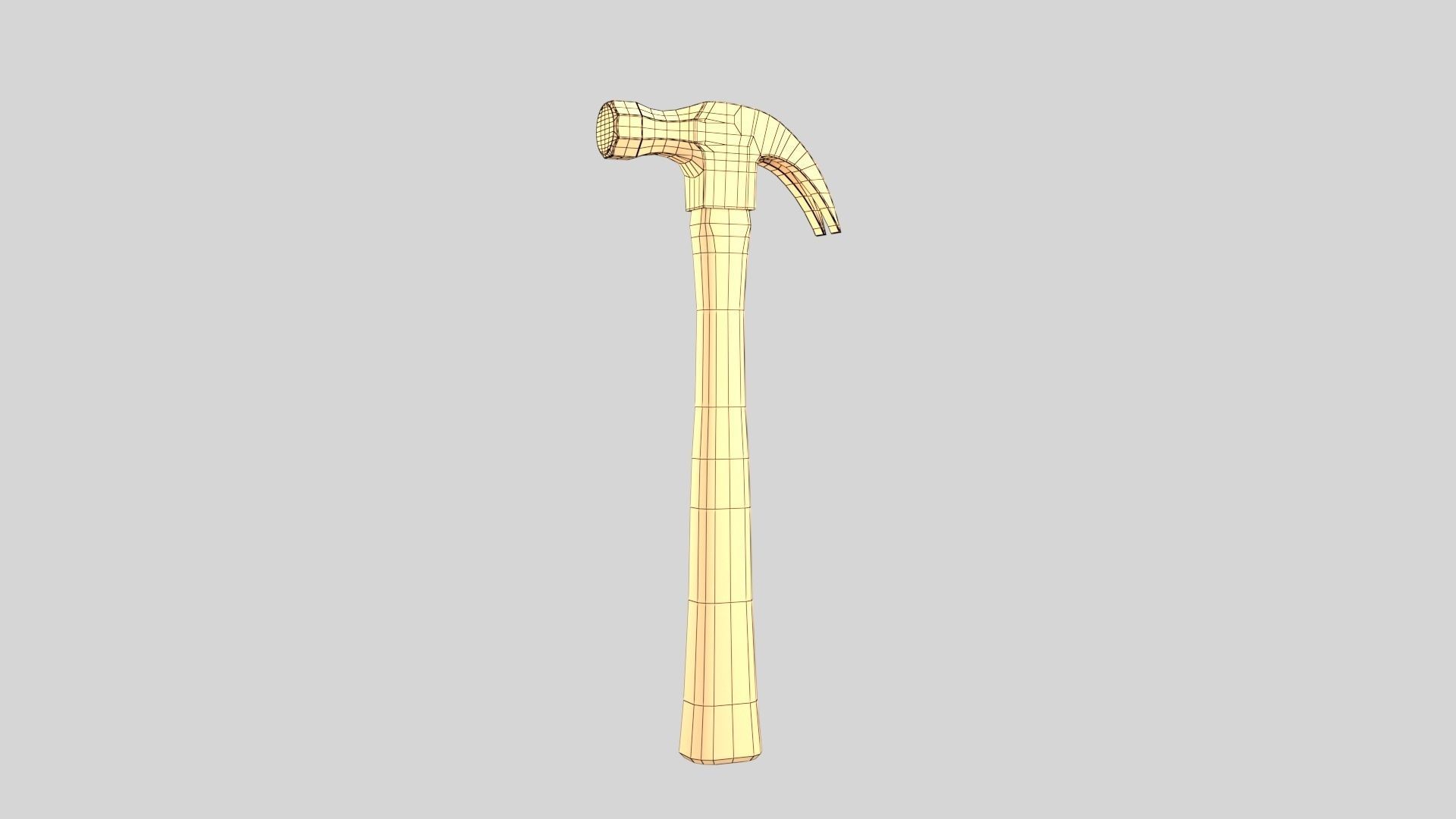 Claw hammer  3D model_24