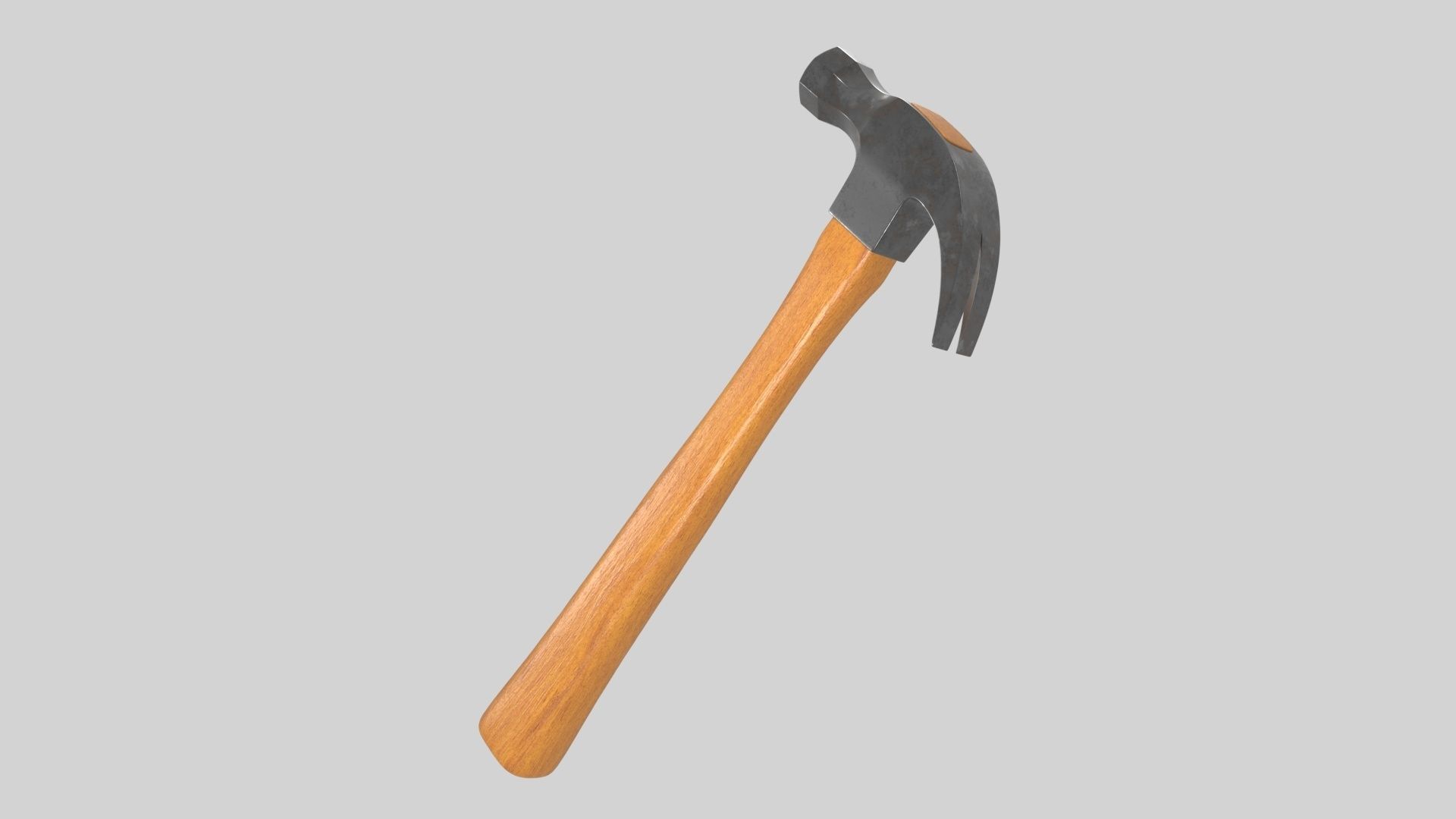 Claw hammer  3D model_4