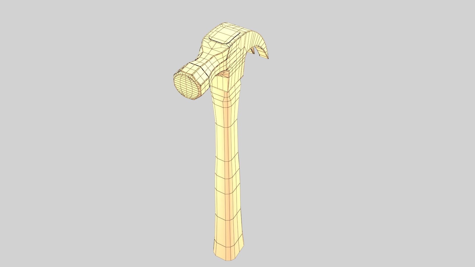 Claw hammer  3D model_26