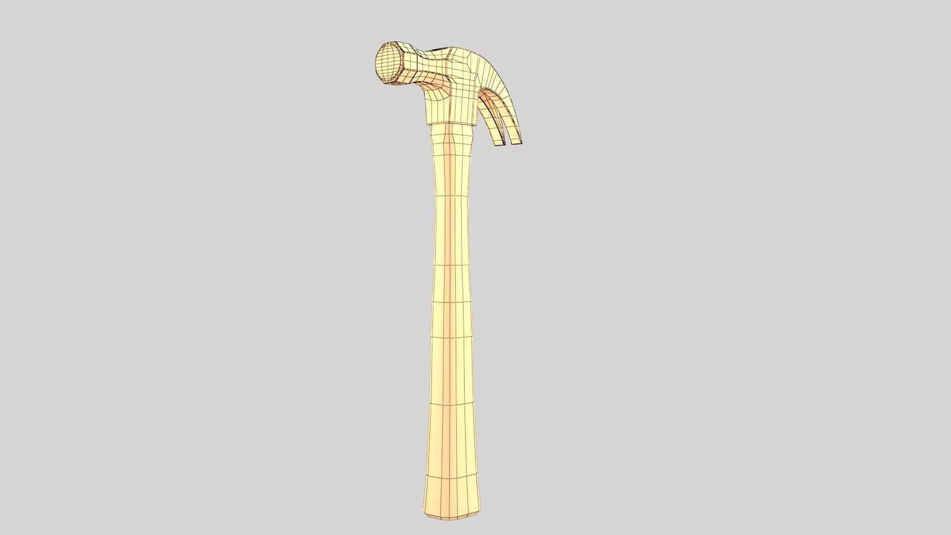 Claw hammer  3D model_25