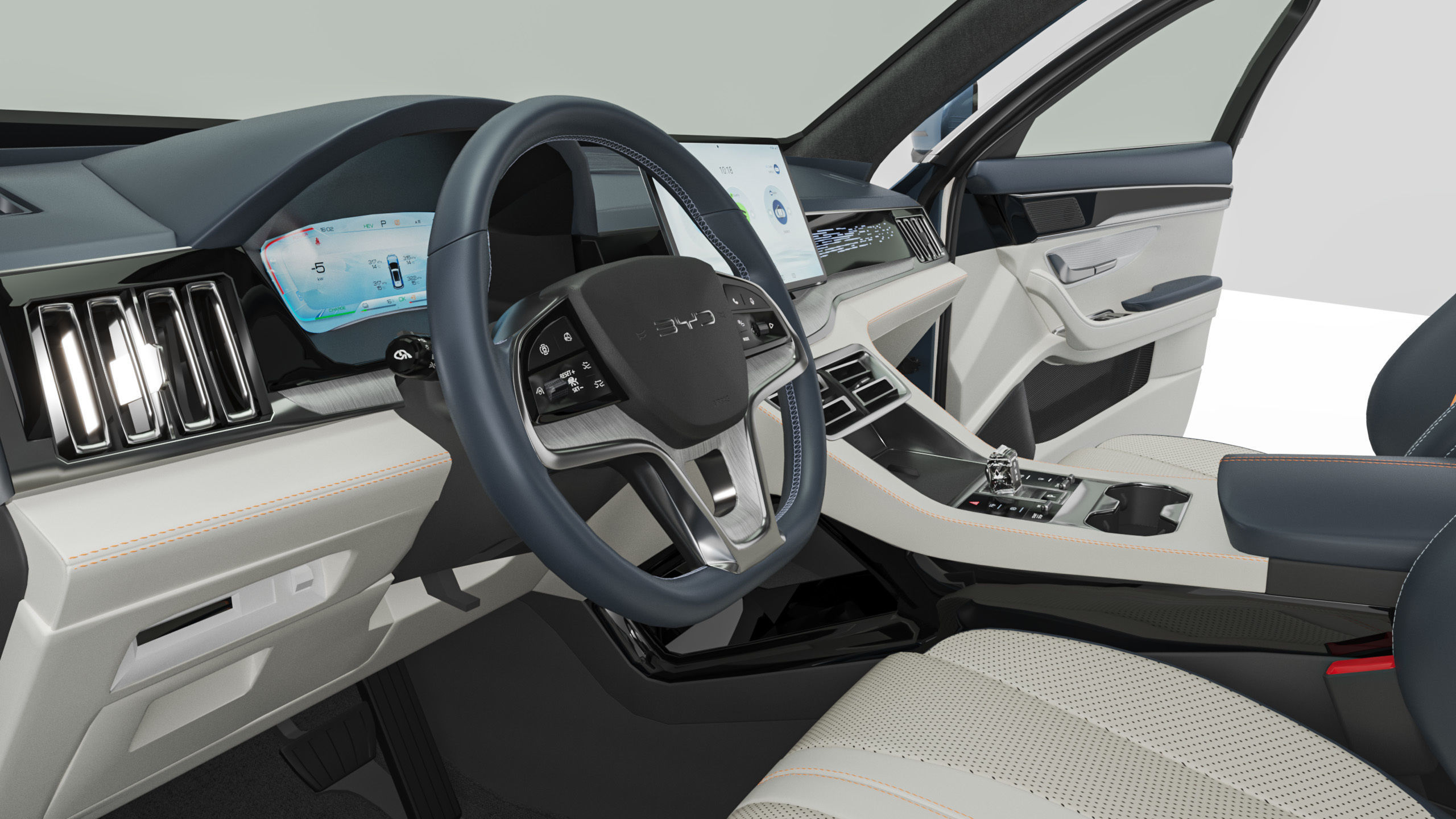 2025 BYD Seal U With Interior 3D model_14