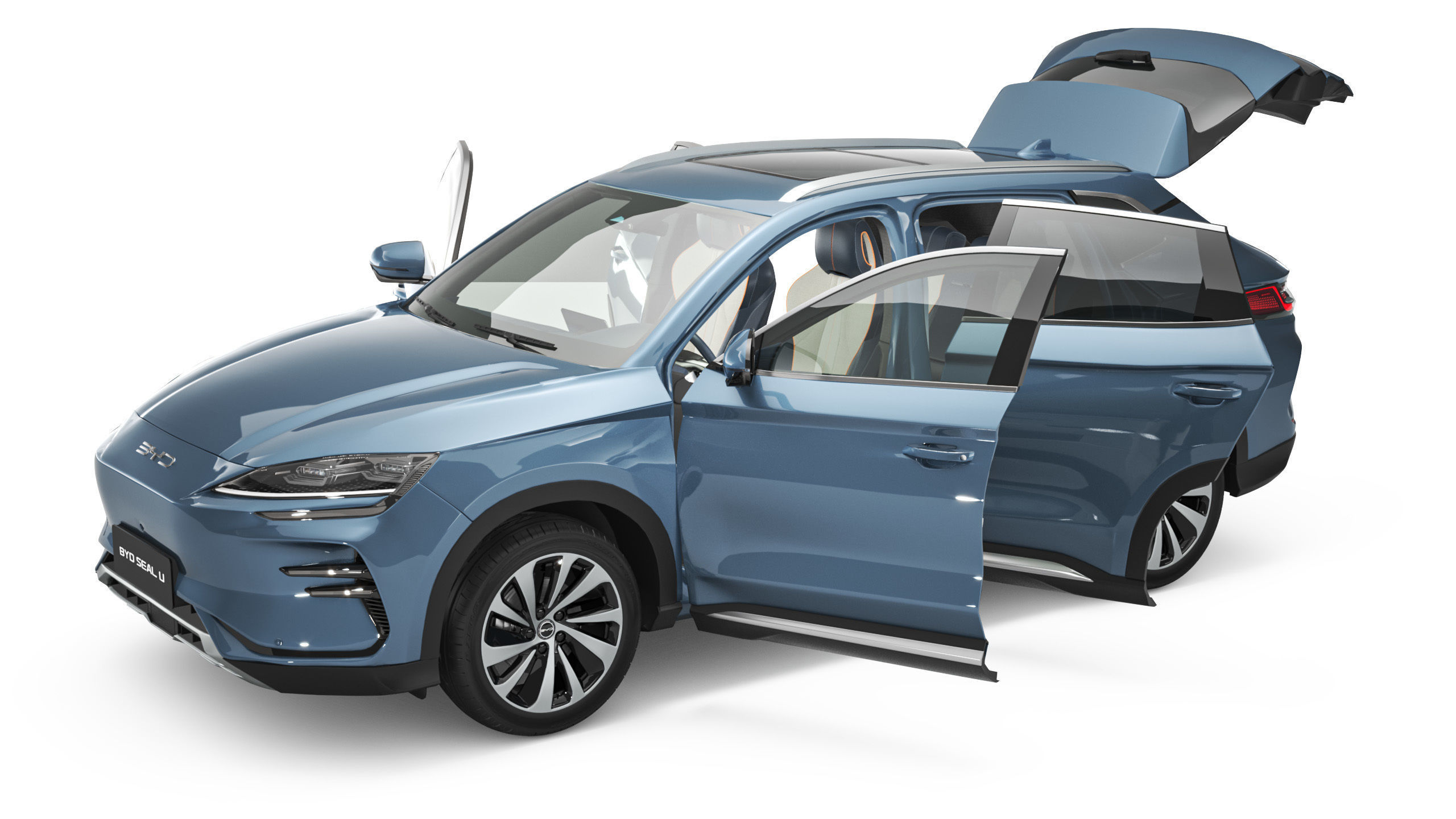 2025 BYD Seal U With Interior 3D model_9