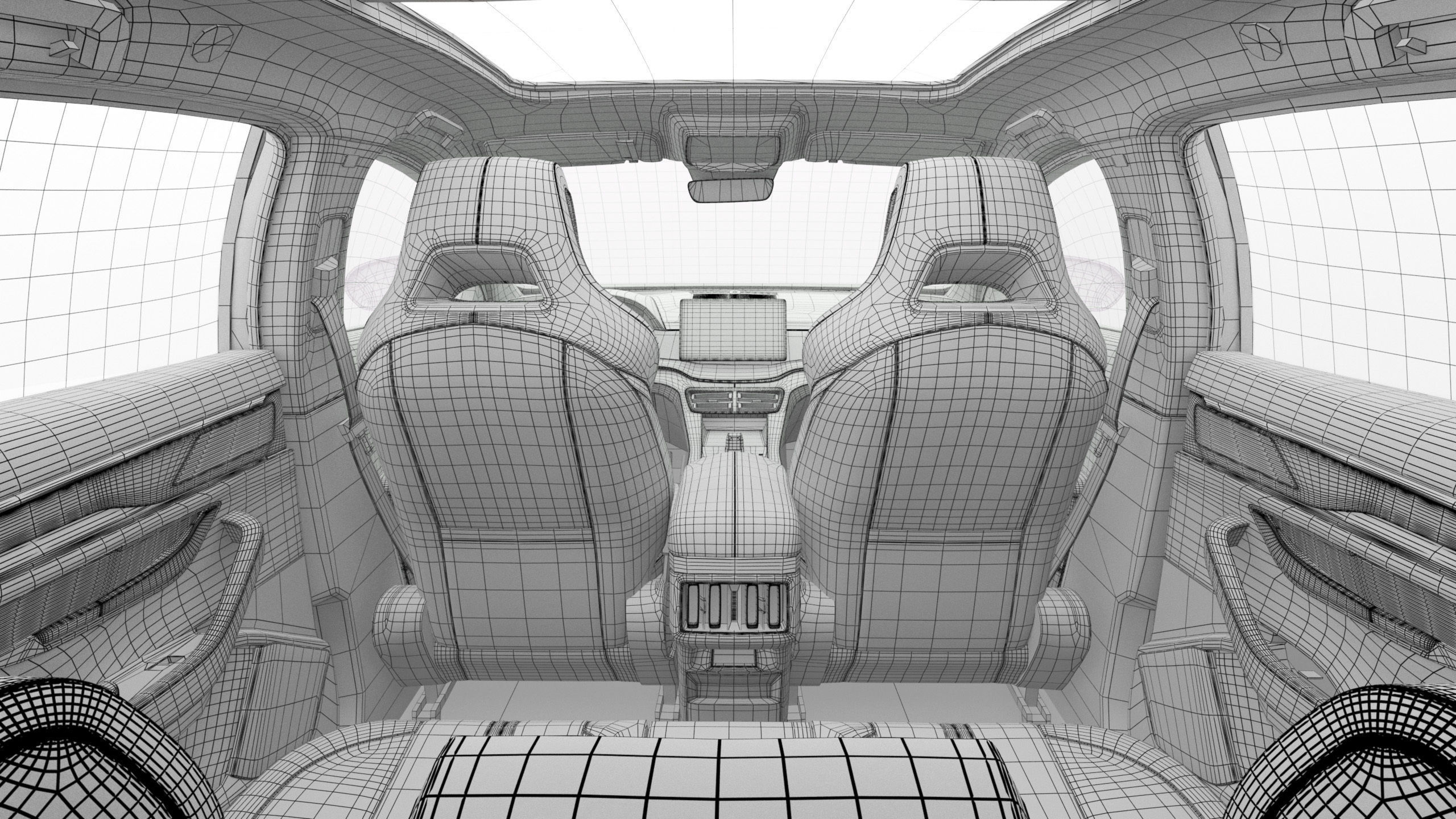 2025 BYD Seal U With Interior 3D model_28