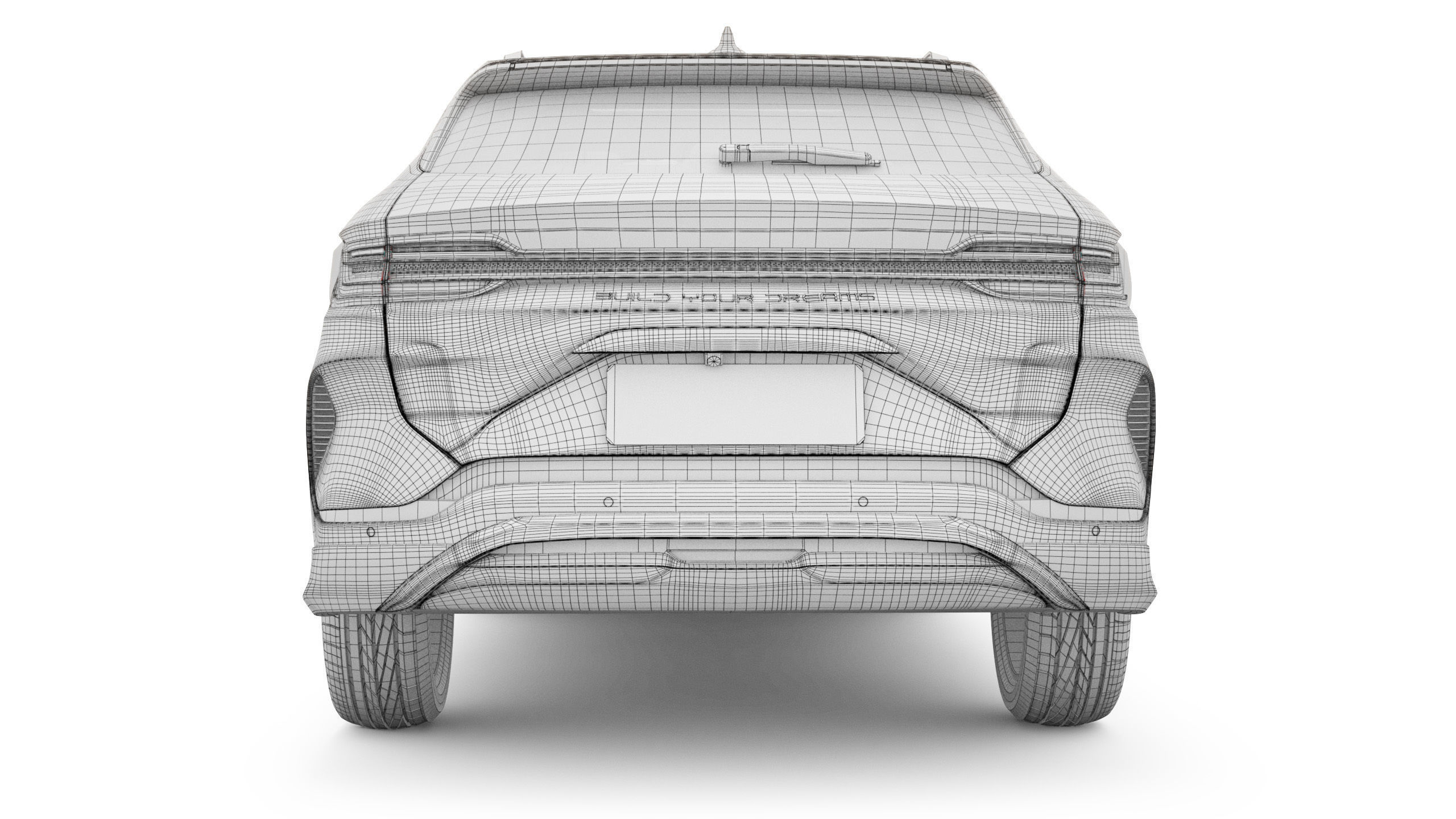 2025 BYD Seal U With Interior 3D model_23