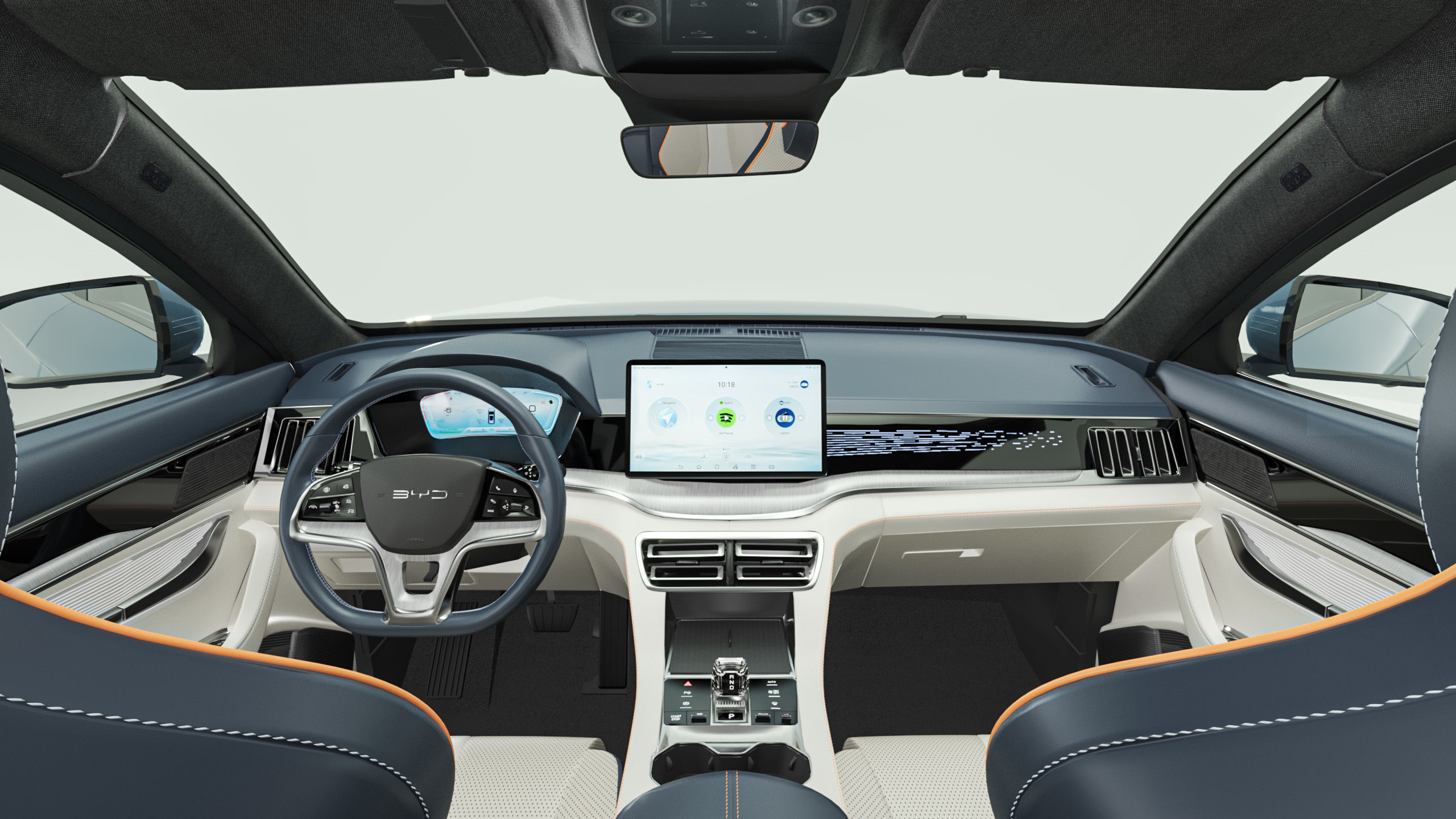 2025 BYD Seal U With Interior 3D model_12