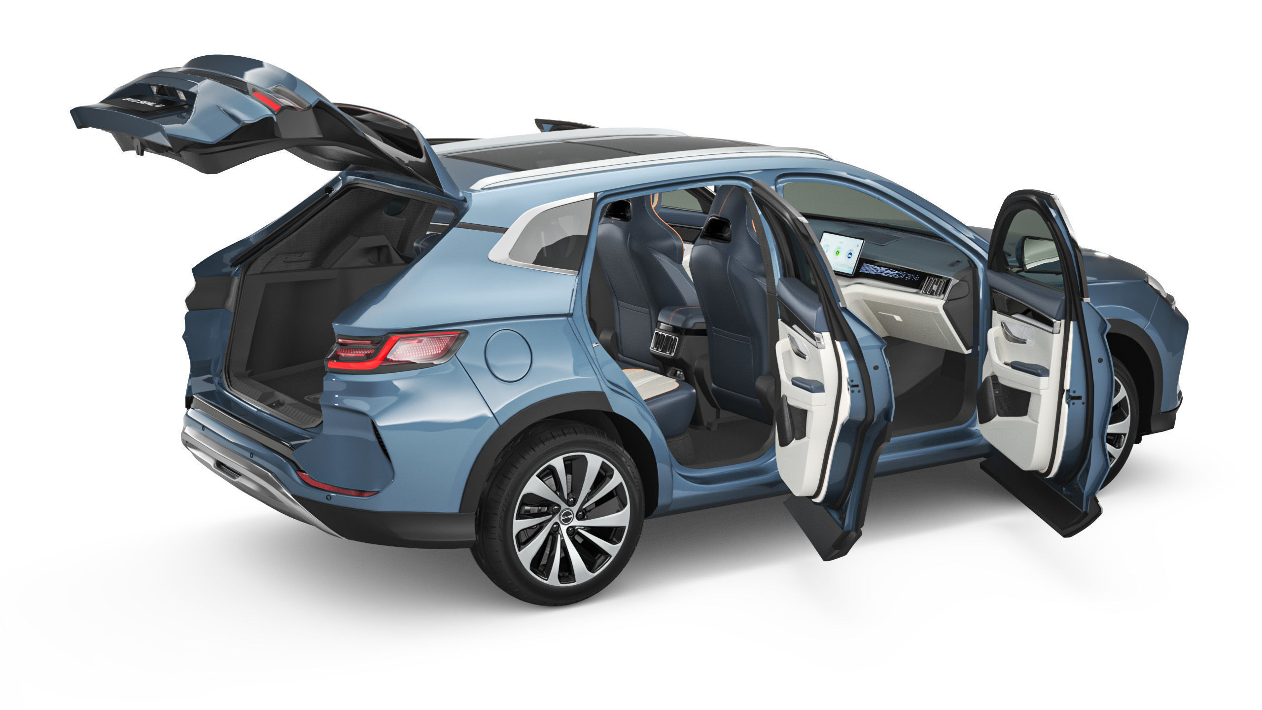 2025 BYD Seal U With Interior 3D model_10