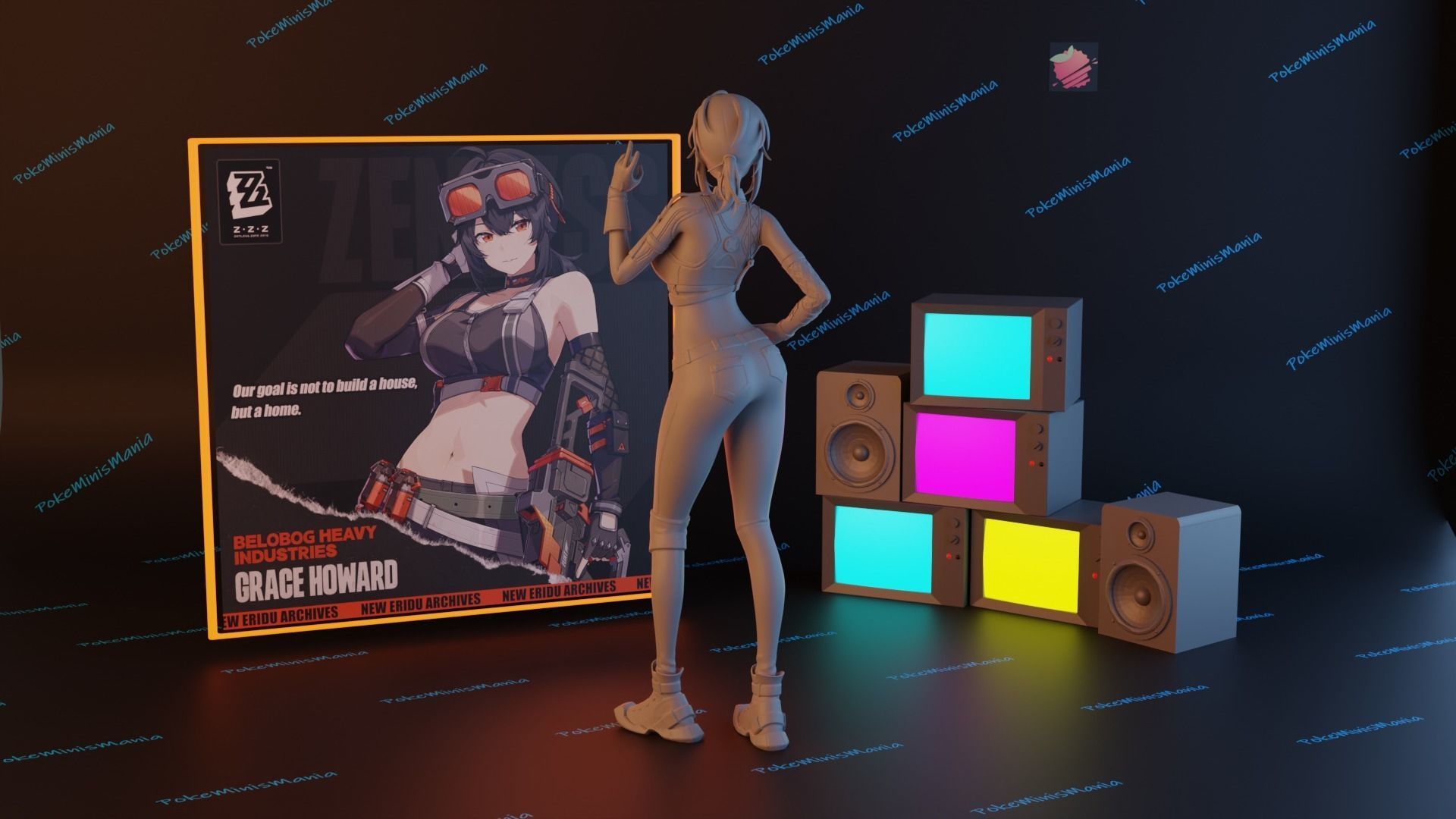 Grace Howard Zenless Zone Zero 3D print model 3D print model_6