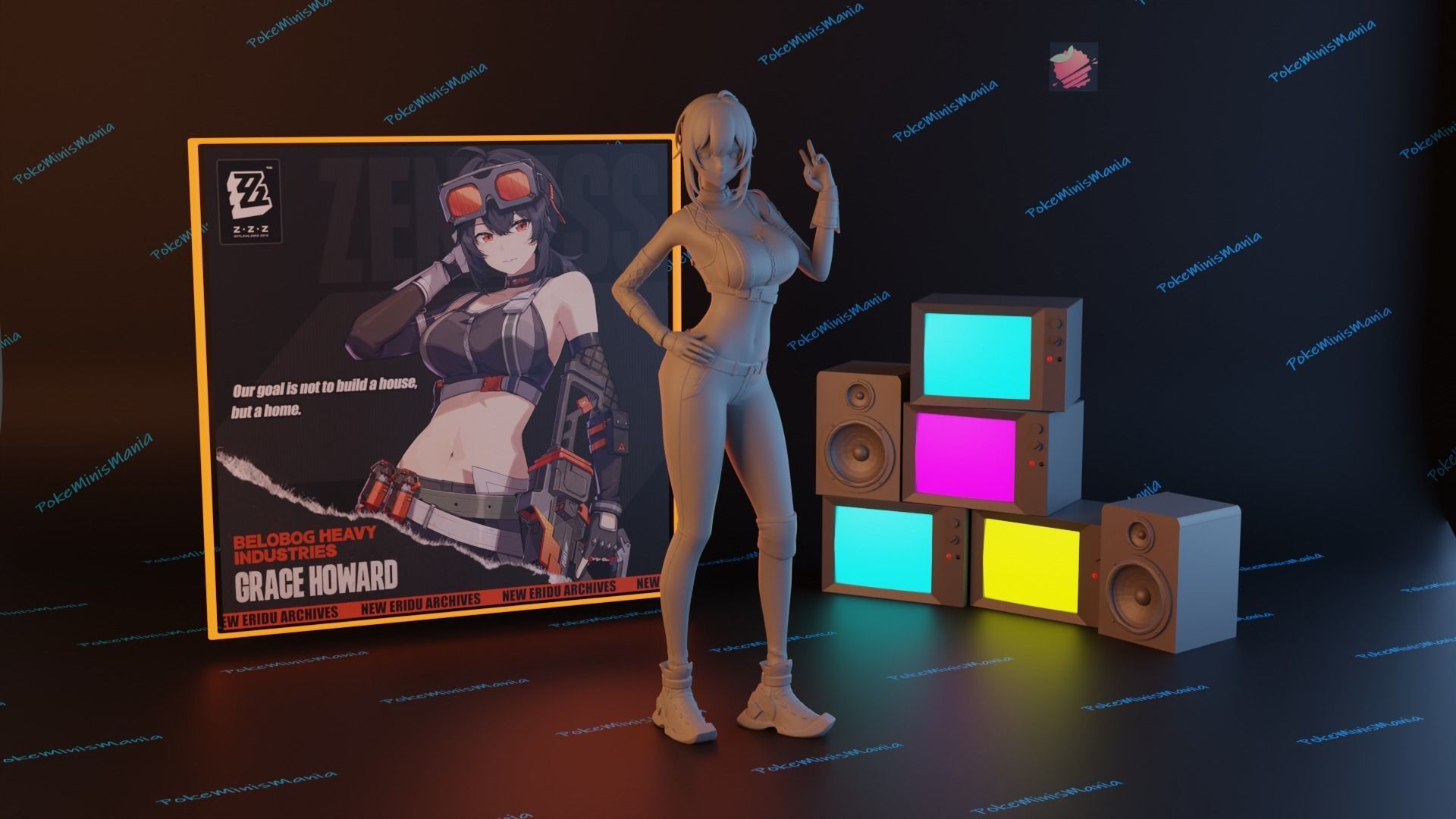 Grace Howard Zenless Zone Zero 3D print model 3D print model_4