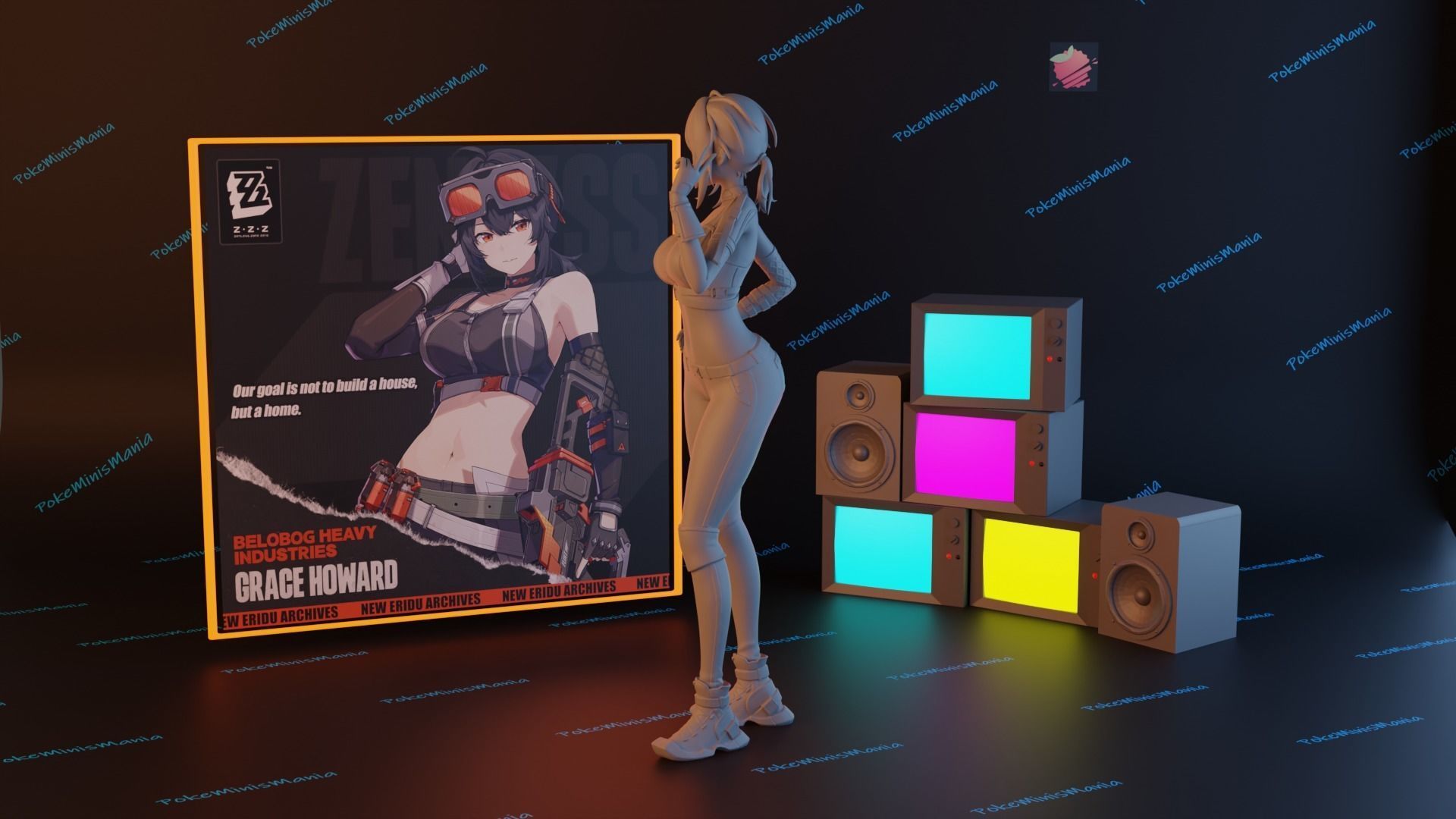 Grace Howard Zenless Zone Zero 3D print model 3D print model_7