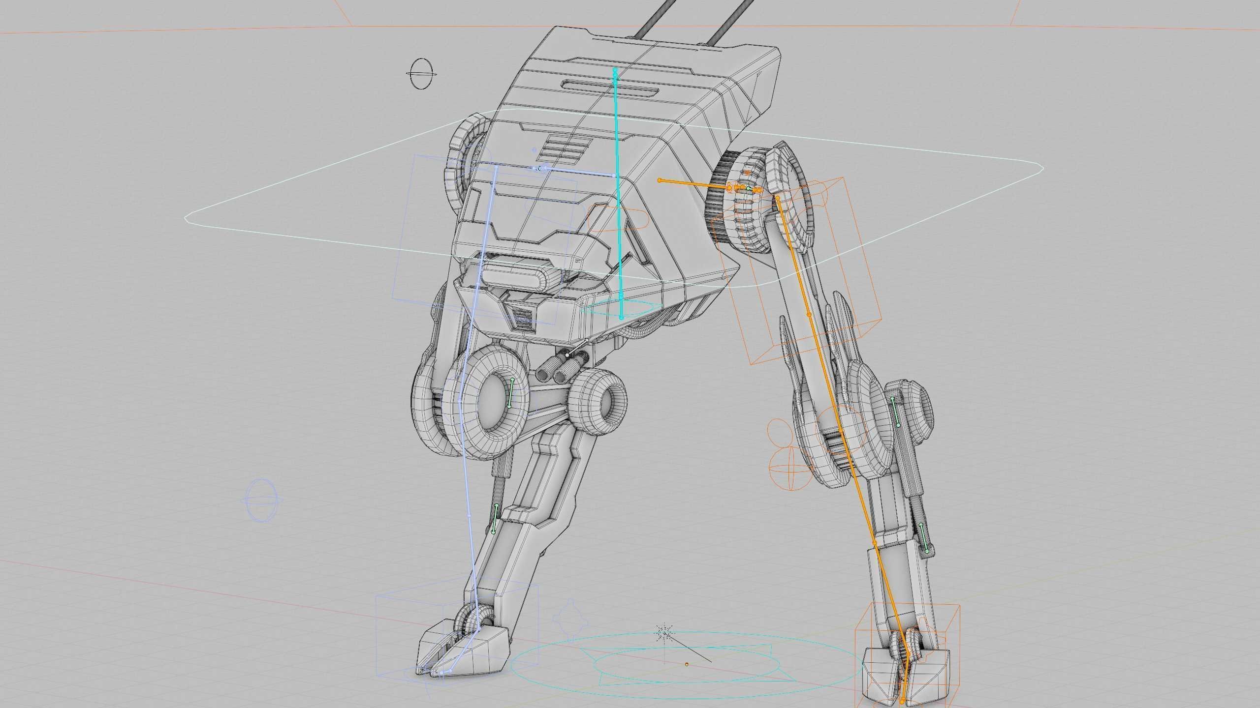 DINO ROBOT Rigged for Unreal Engine - Unity - MIXAMO  3D model_40