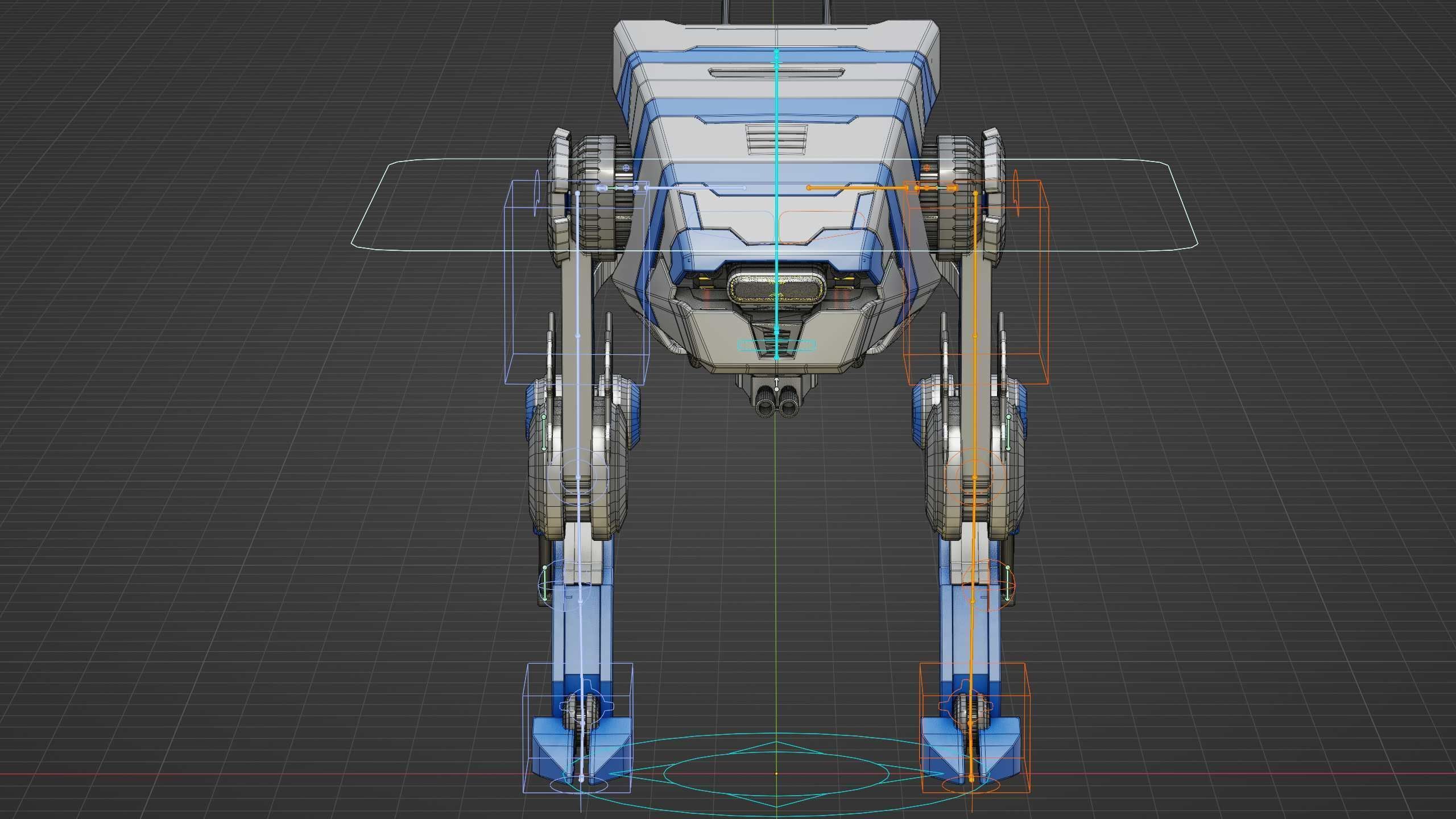 DINO ROBOT Rigged for Unreal Engine - Unity - MIXAMO  3D model_39