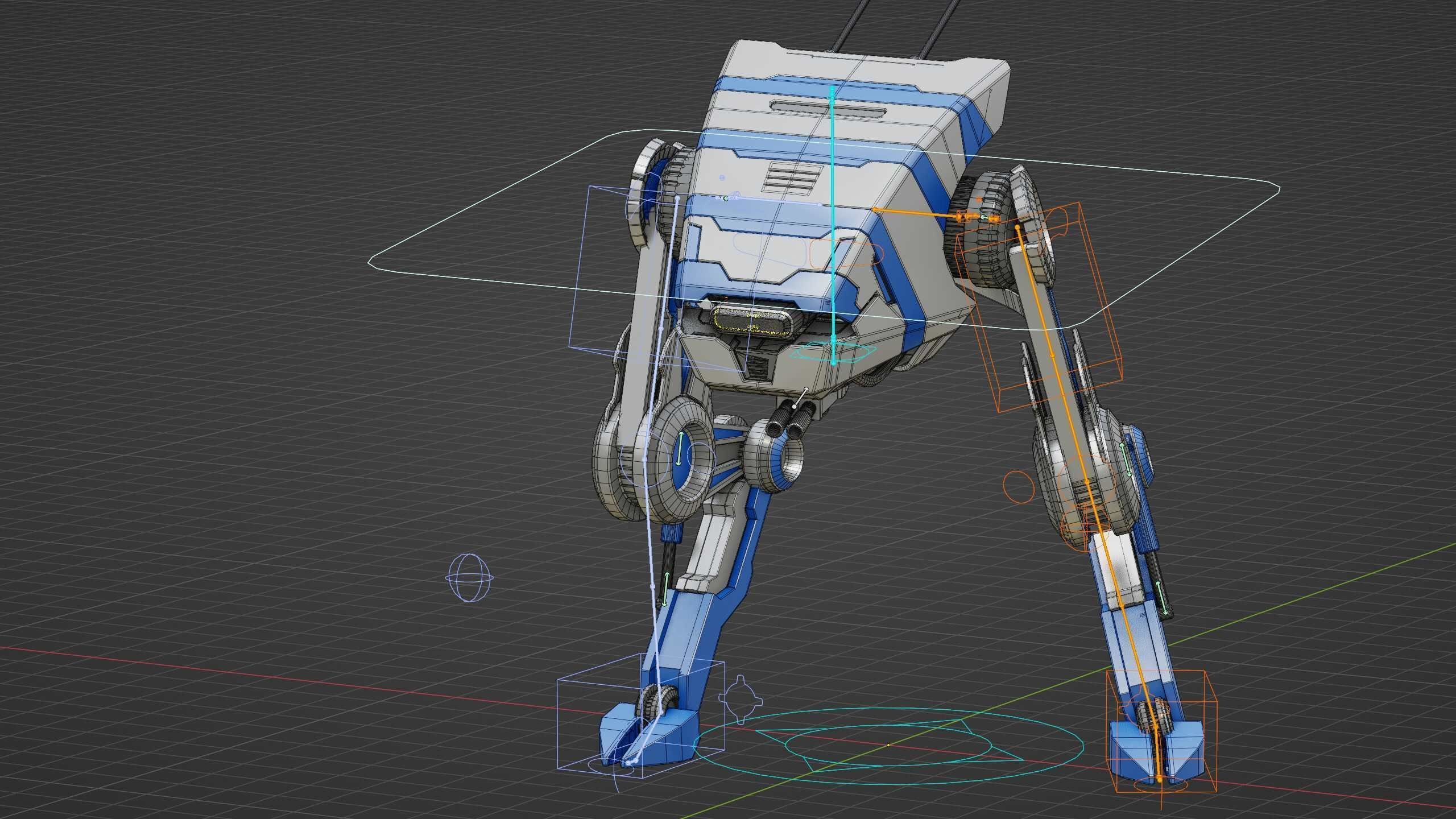 DINO ROBOT Rigged for Unreal Engine - Unity - MIXAMO  3D model_37