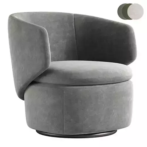 Crescent Swivel Chair By West elm