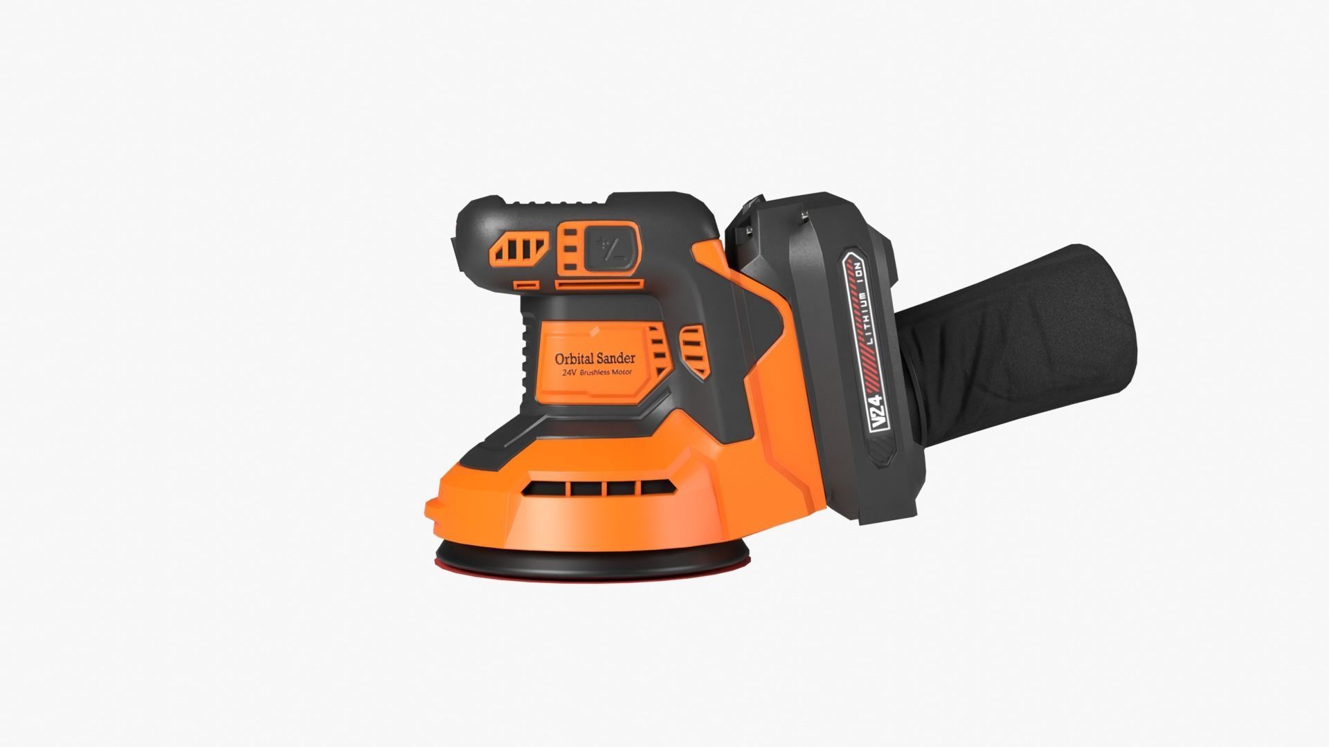 Random Orbital Sander Low-poly 3D model_6