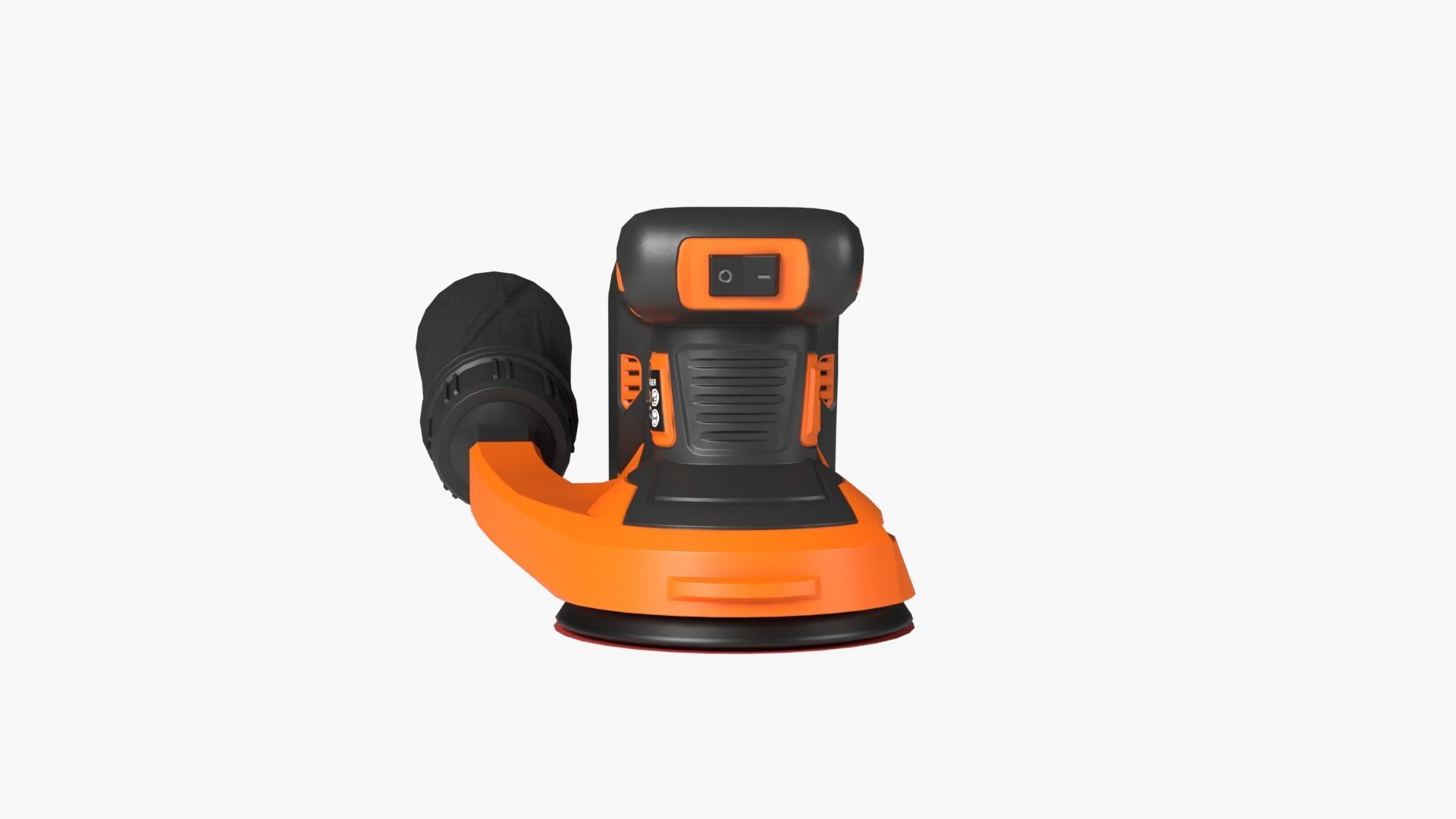 Random Orbital Sander Low-poly 3D model_3