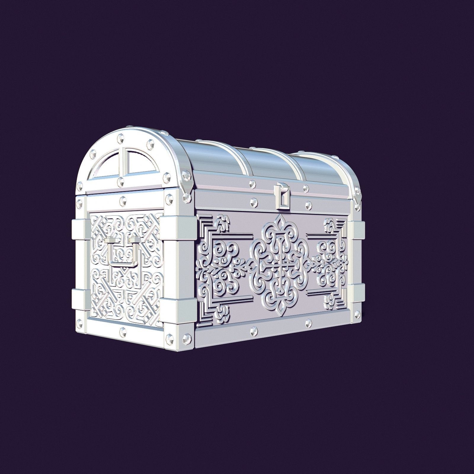 toy chest 3D print model_5