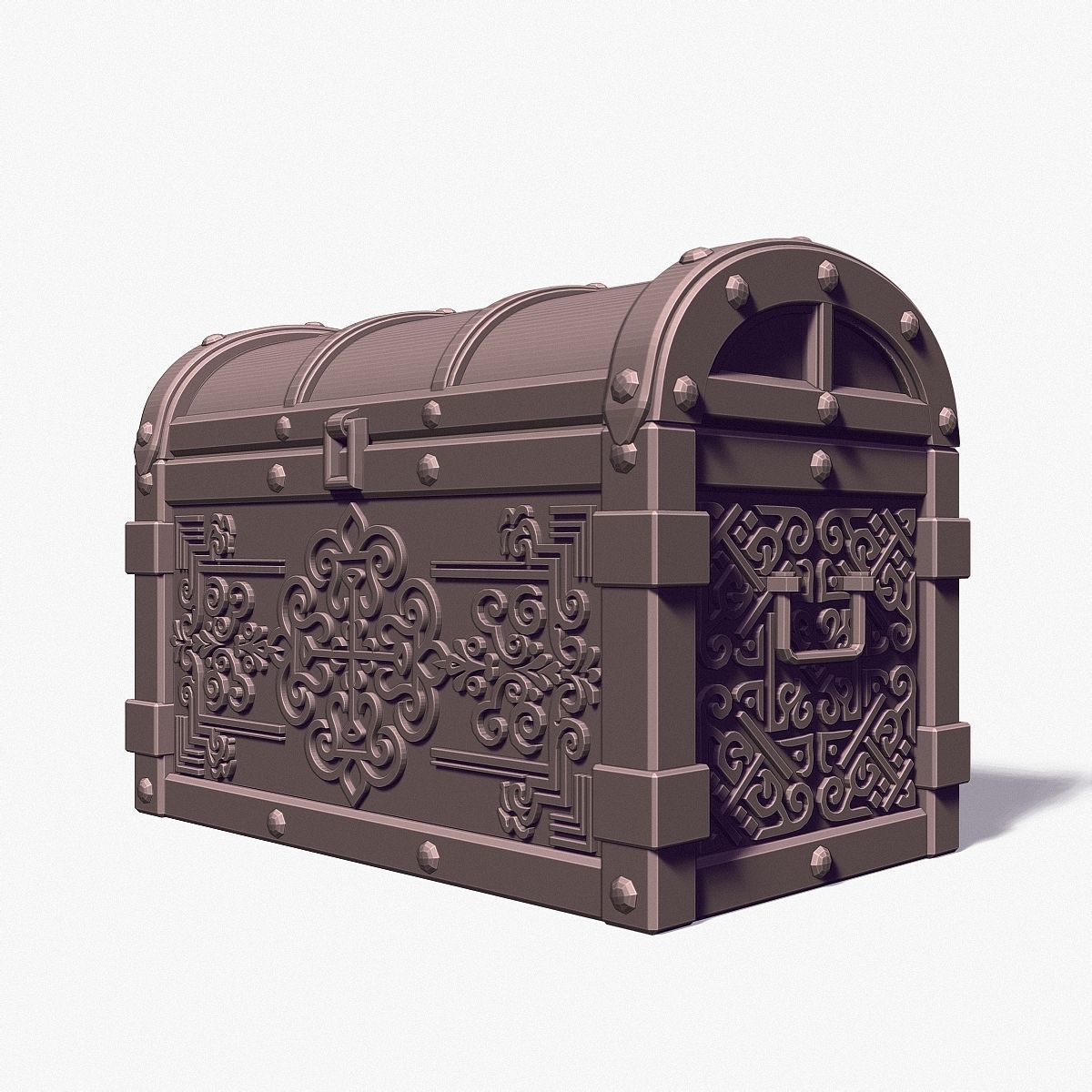 toy chest 3D print model_6