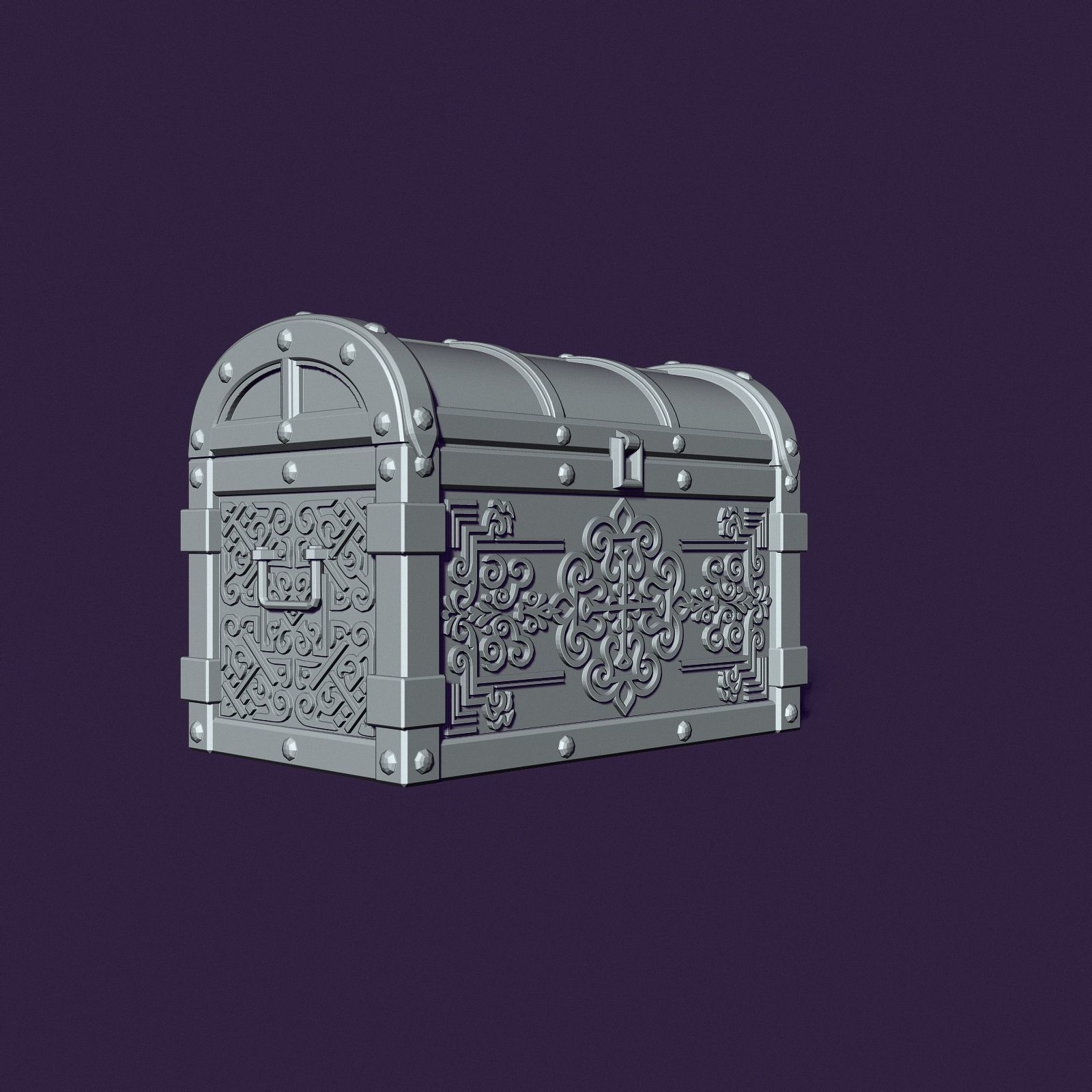 toy chest 3D print model_2