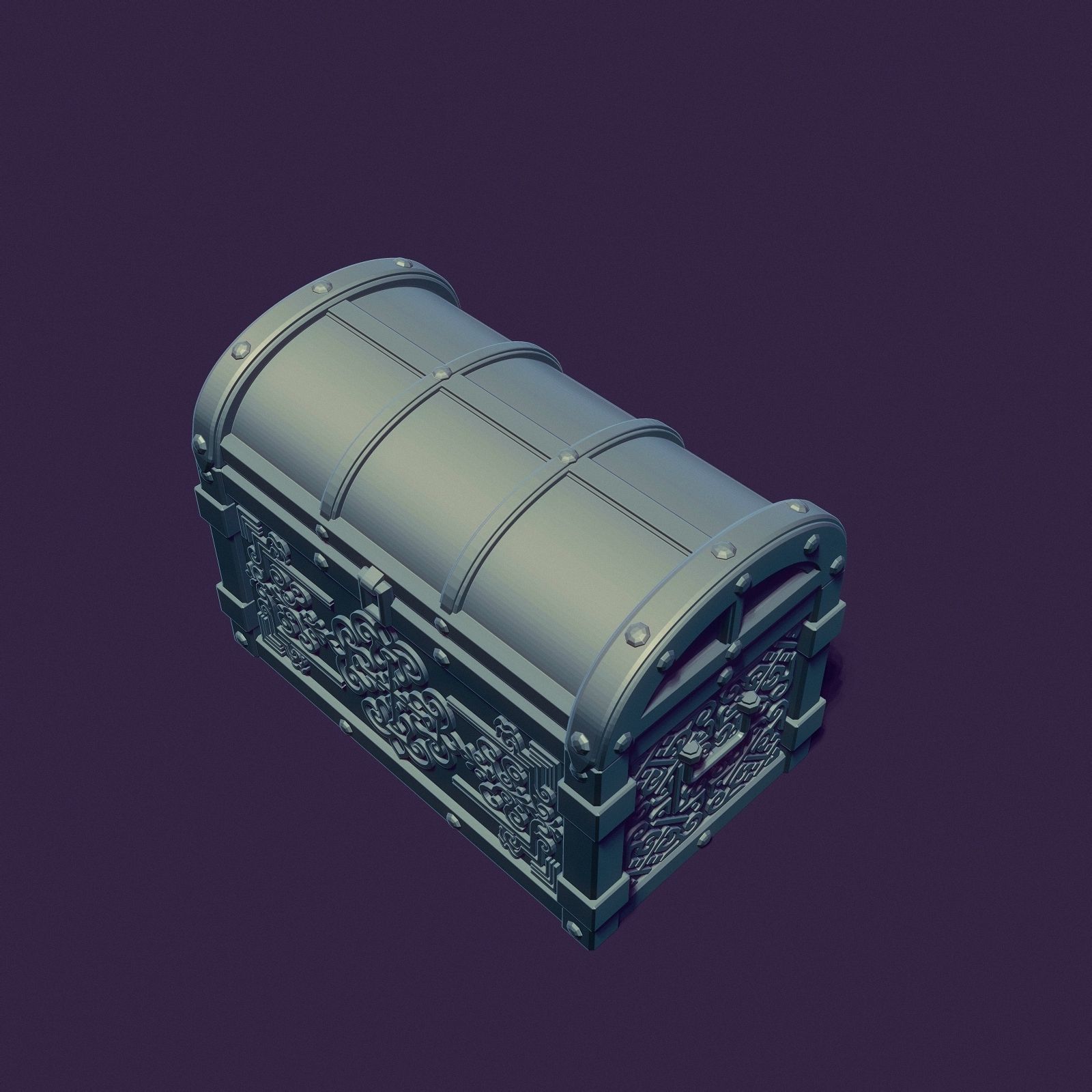 toy chest 3D print model_4