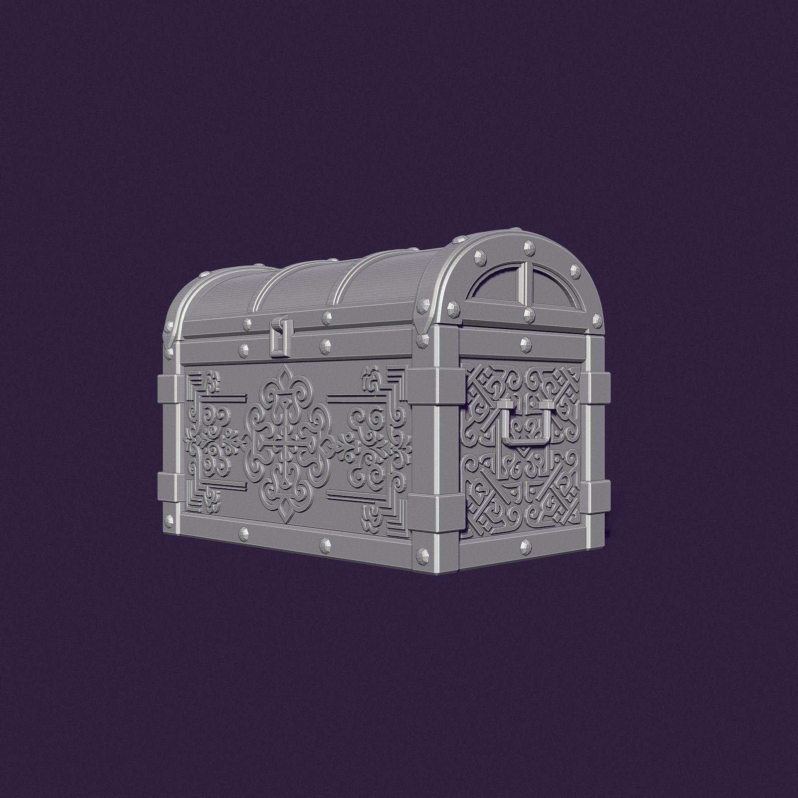 toy chest 3D print model_3