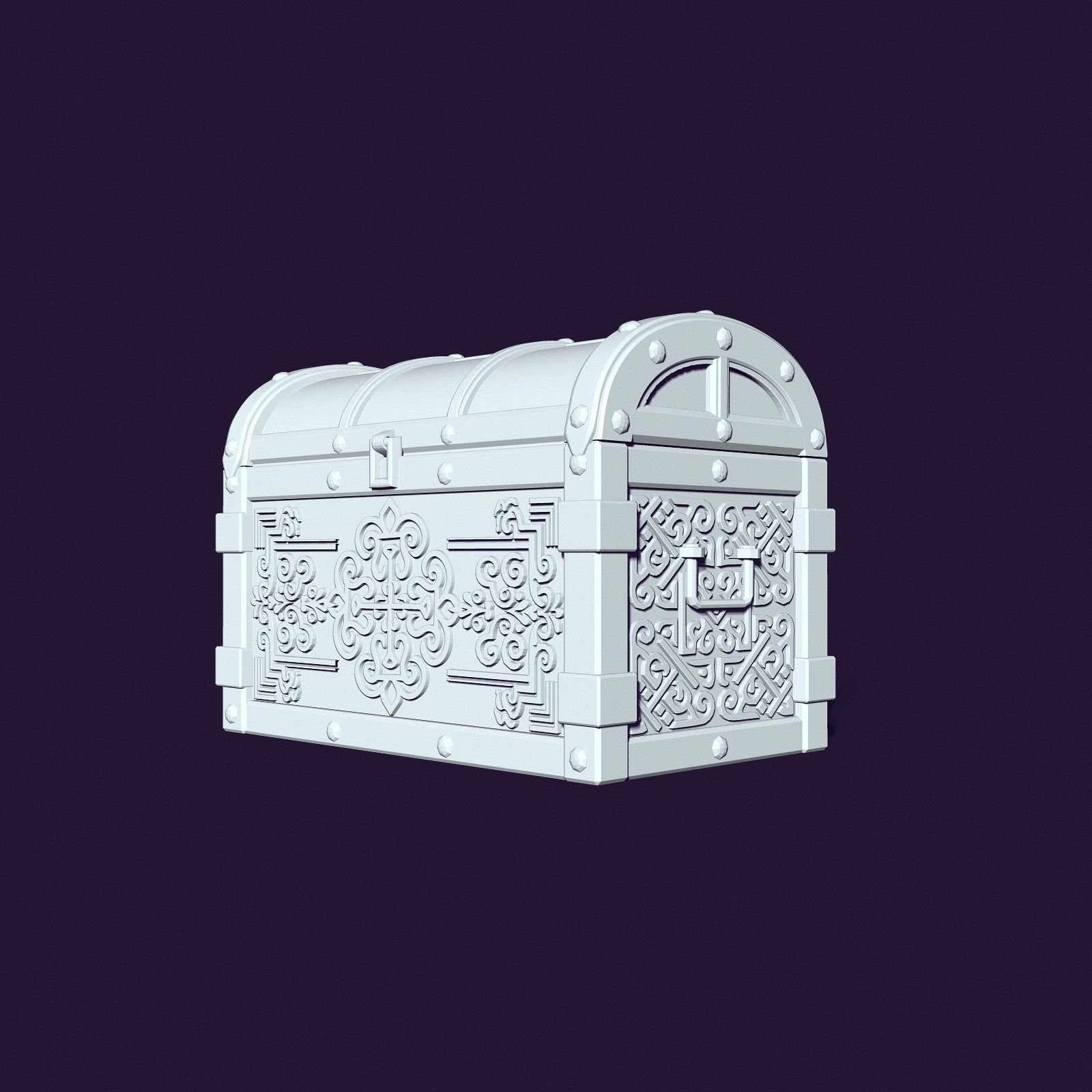 toy chest 3D print model_1