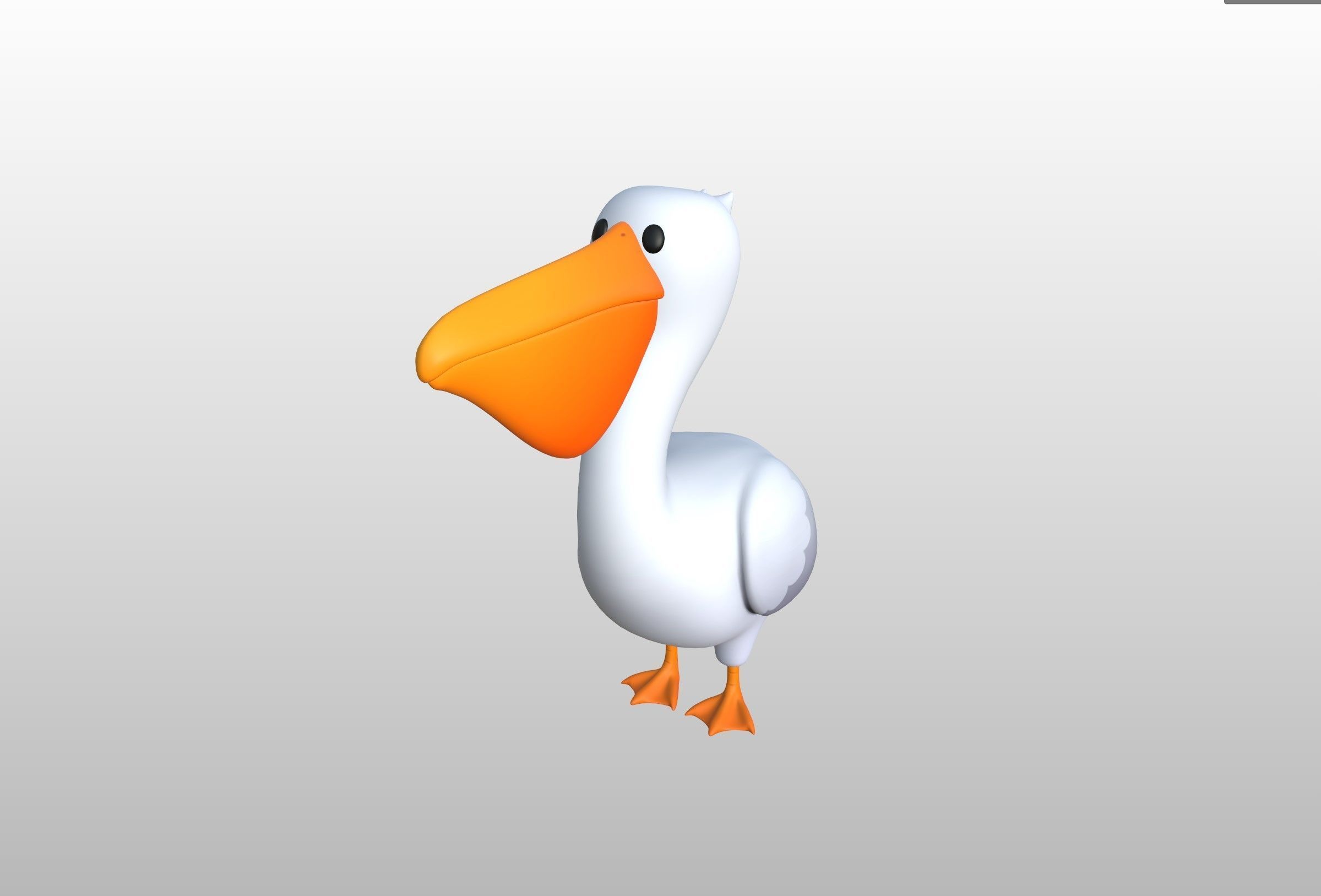 Character305 Pelican 3D model_9