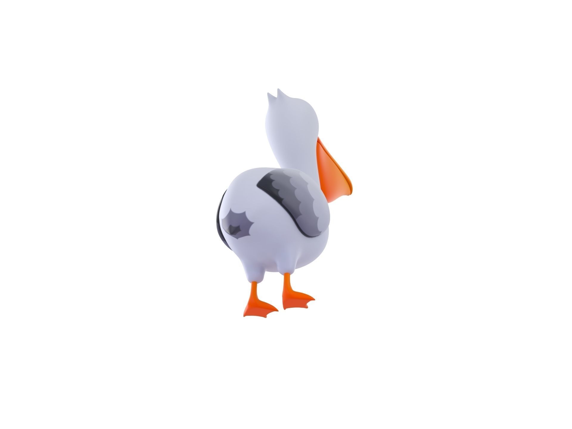 Character305 Pelican 3D model_3