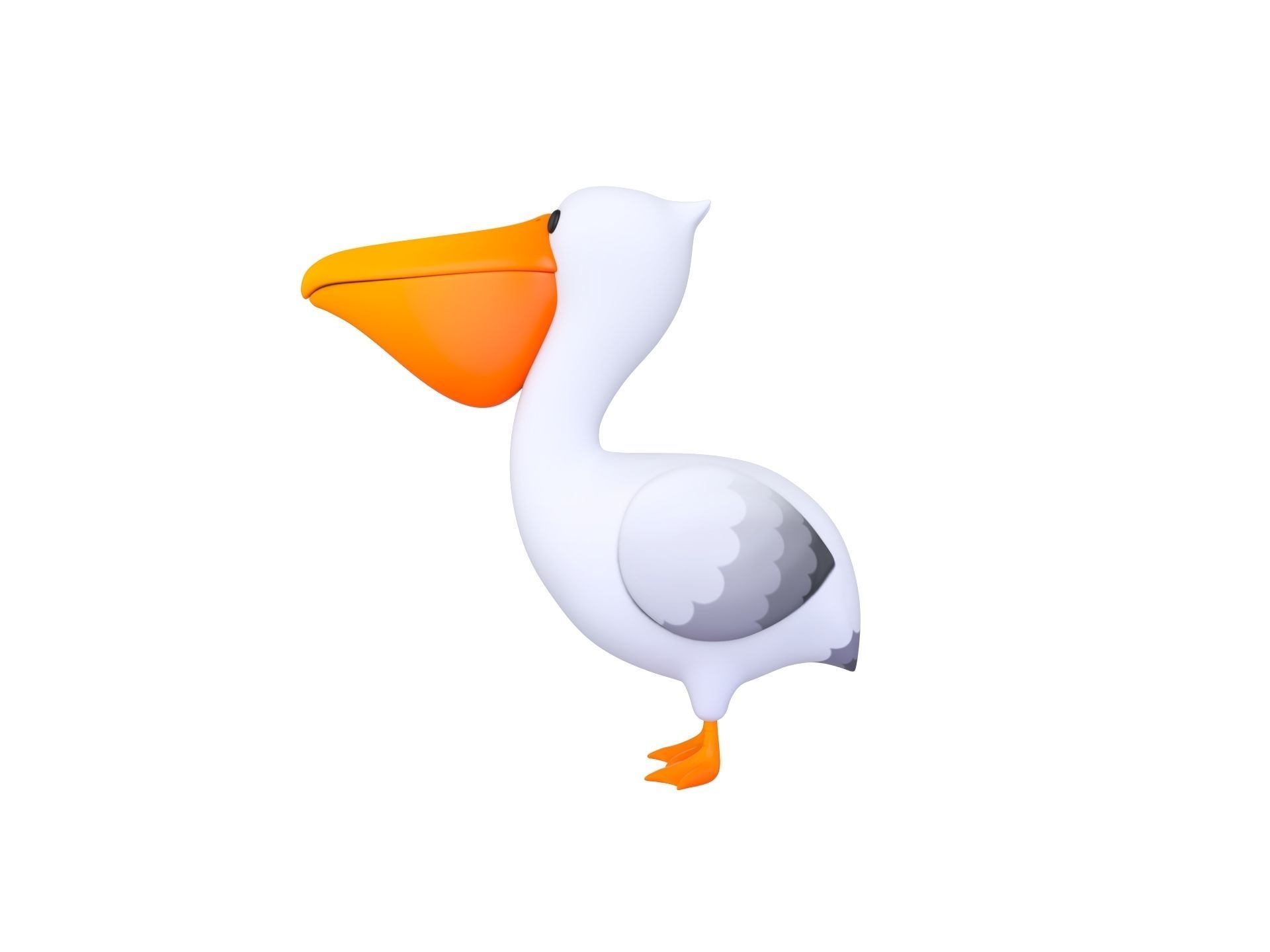 Character305 Pelican 3D model_5